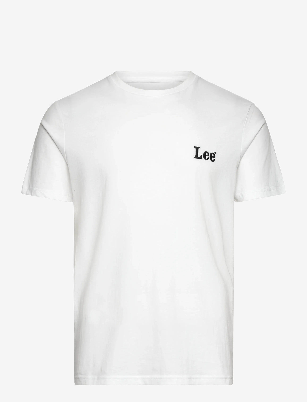 Lee Jeans - SS SMALL LOGO TEE - lühikeste varrukatega t-särgid - bright white - 1