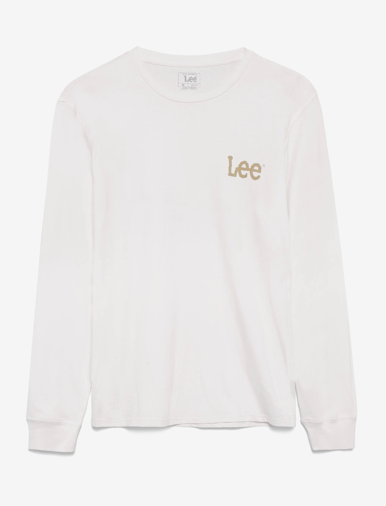 Lee Jeans - LS WOBBLY LEE TEE - lange mouwen - ecru - 1