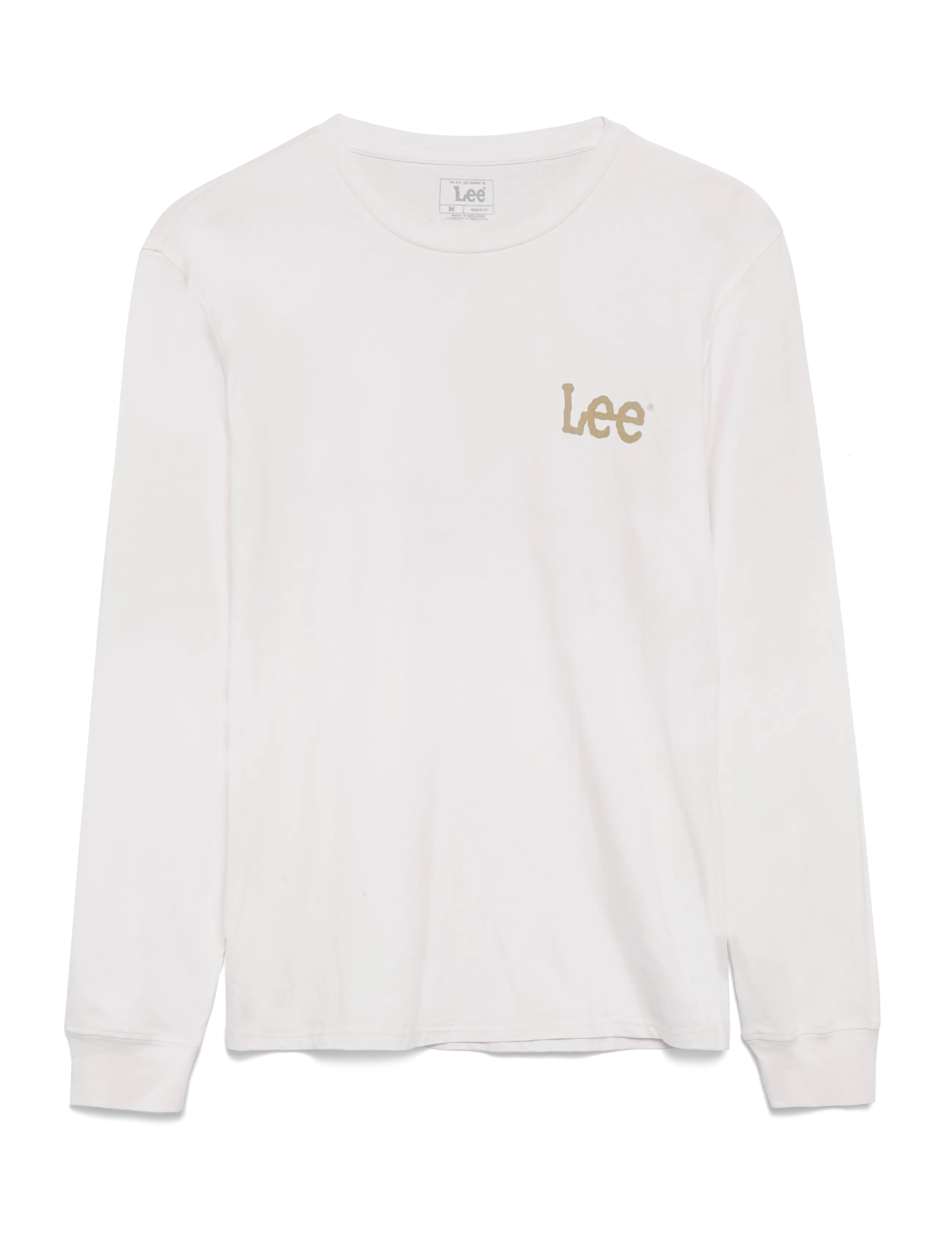 Lee Jeans LS WOBBLY LEE TEE - Lee Jeans - ECRU / white