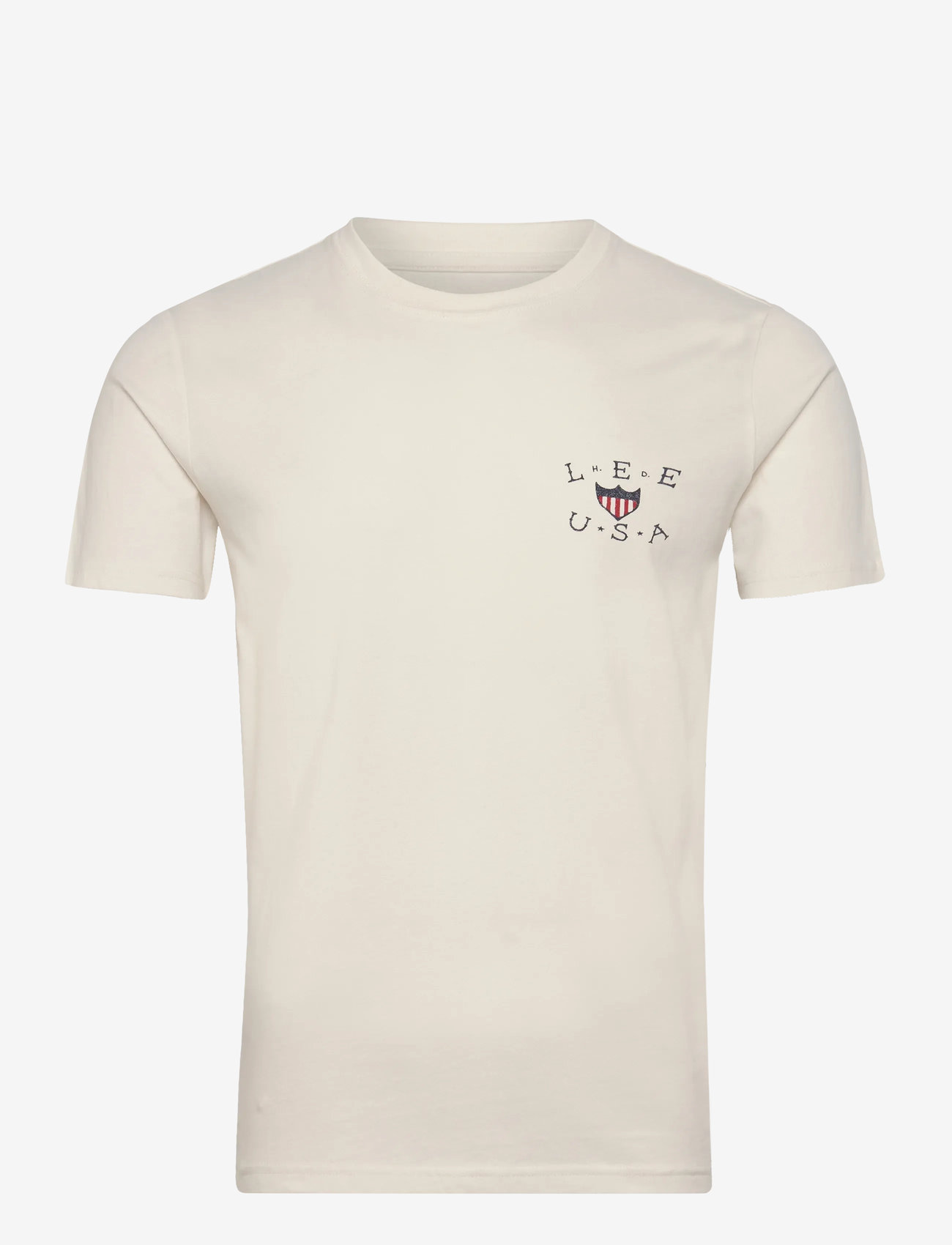 Lee Jeans - ESSENTIAL GRAPHIC TEE - kortärmade t-shirts - ecru - 1