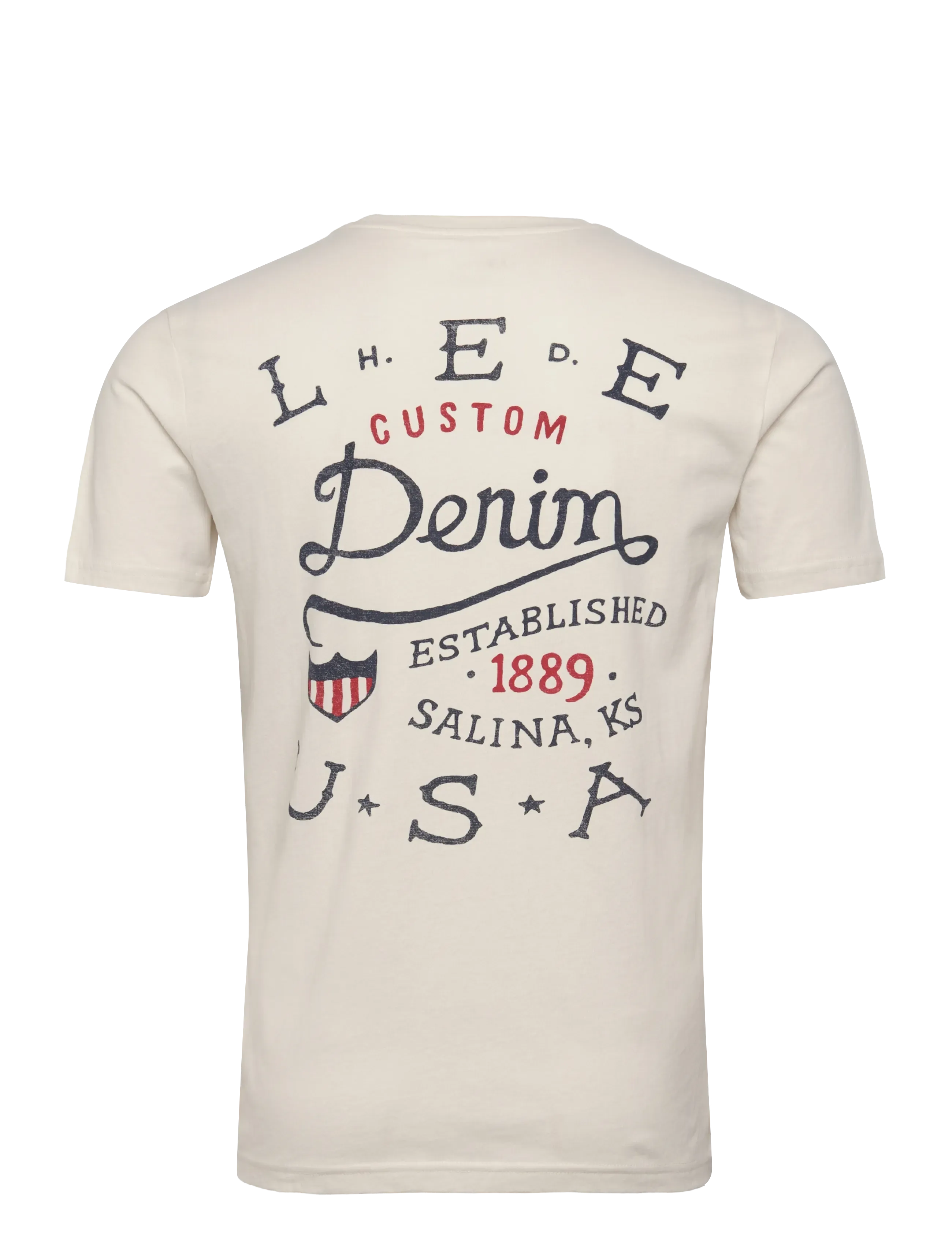 Lee Jeans - ESSENTIAL GRAPHIC TEE - födelsedagspresenter - ecru - 2