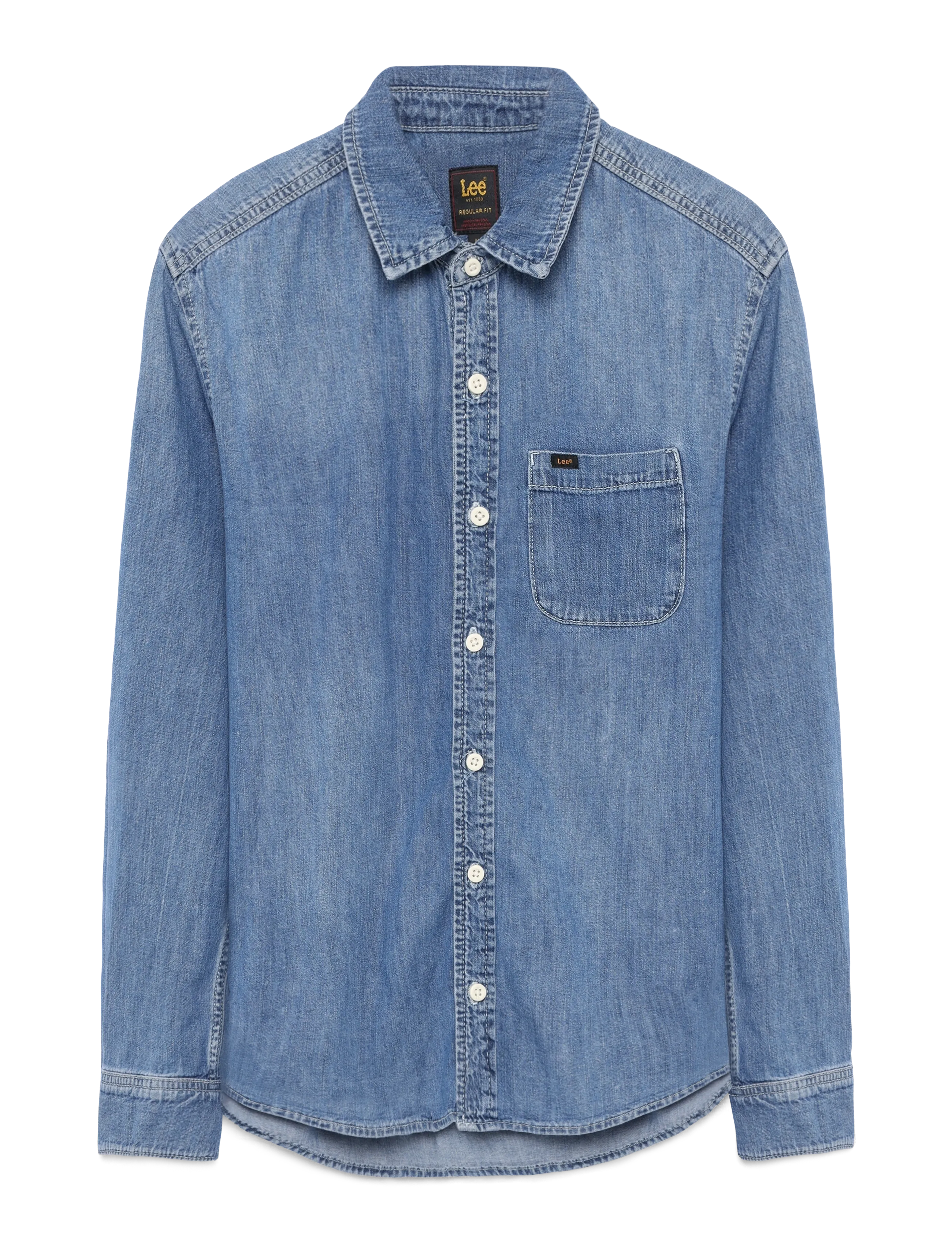 LEE JEANS Leesure Shirt Blau - L - Herren