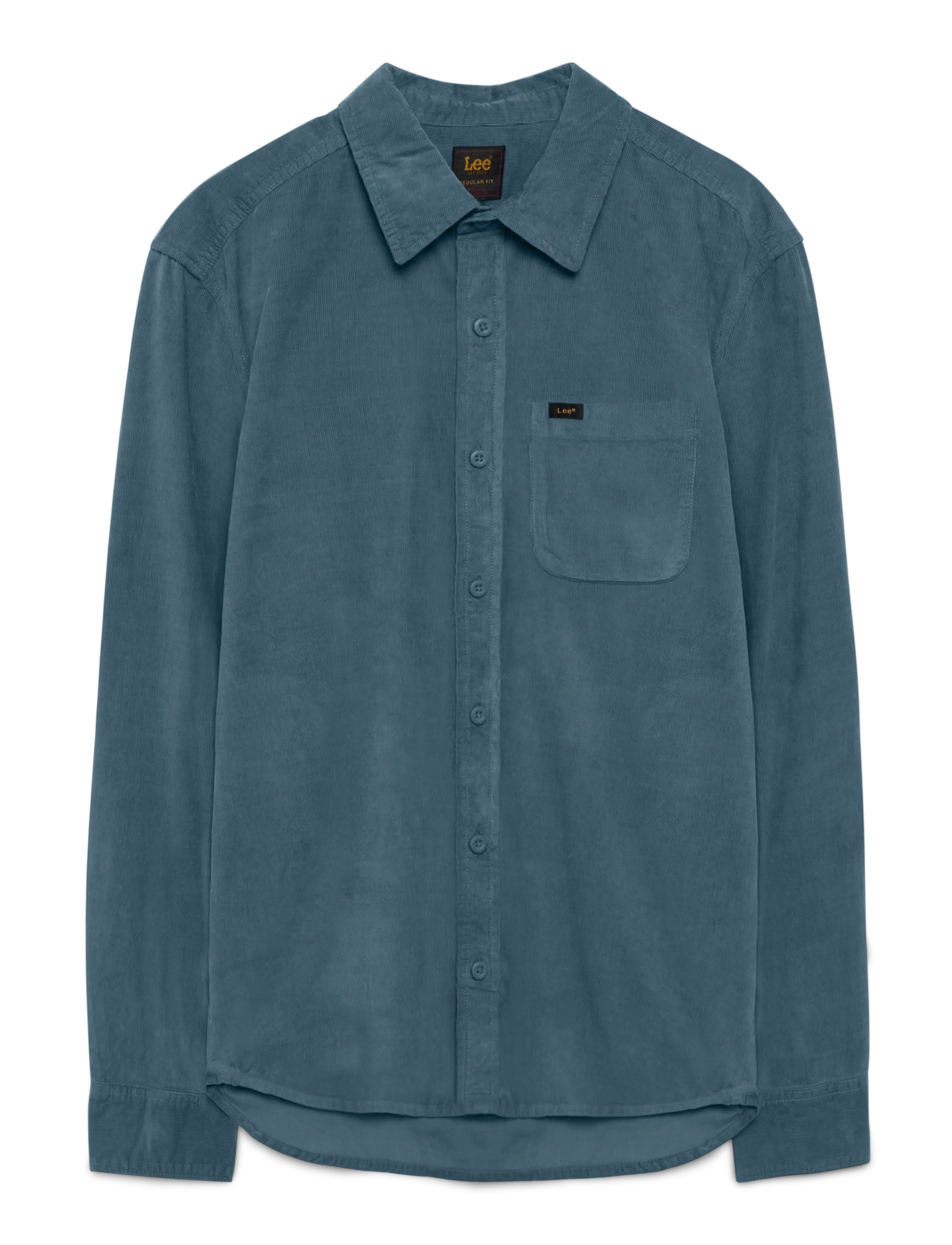 Lee Jeans Leesure Shirt, S, Blue, Skjorter > Afslappet Shirts, Herre