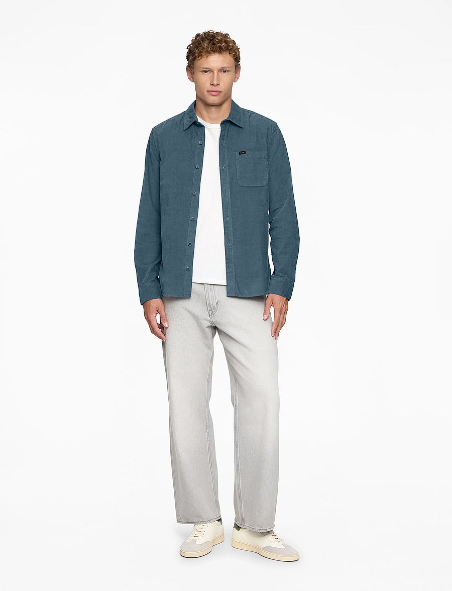Lee Jeans - LEESURE SHIRT - casual overhemden - vintage blue - 2