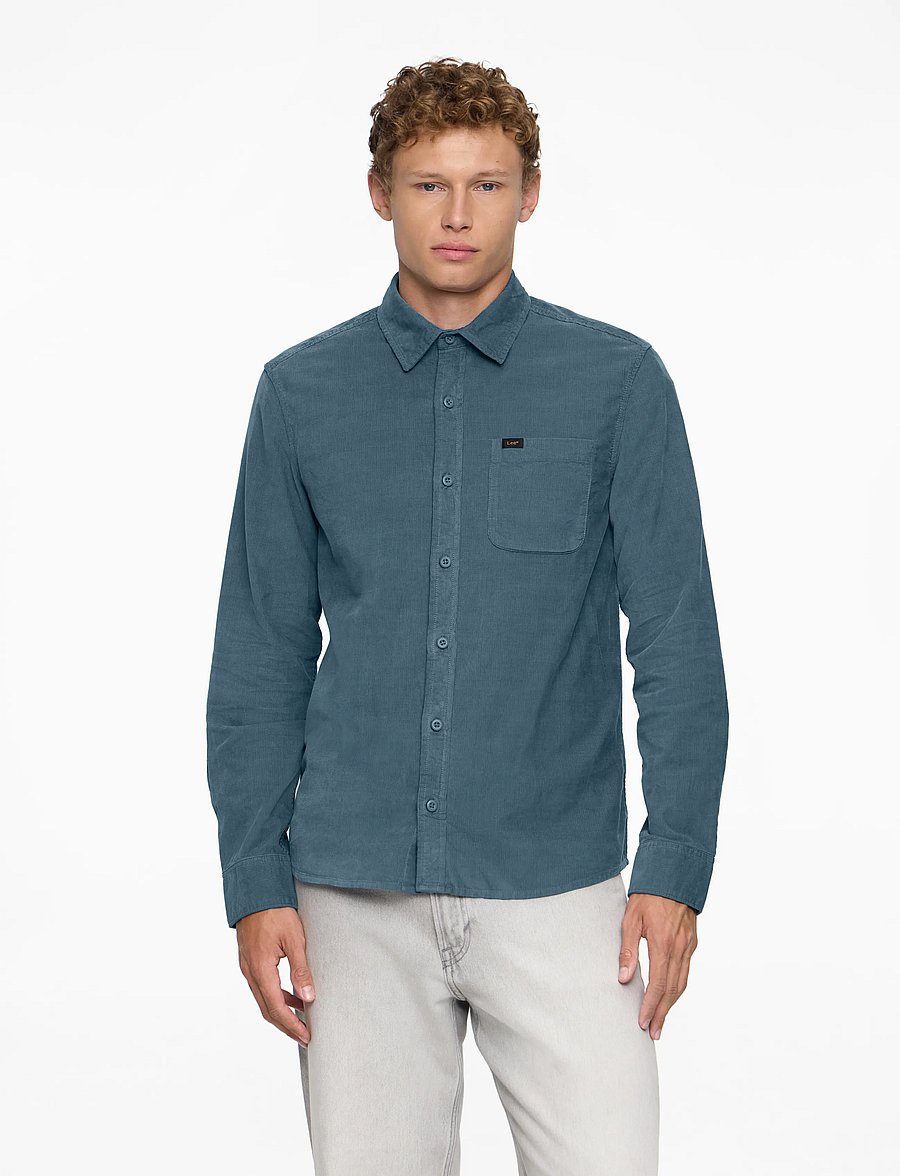 Lee Jeans - LEESURE SHIRT - casual overhemden - vintage blue - 0
