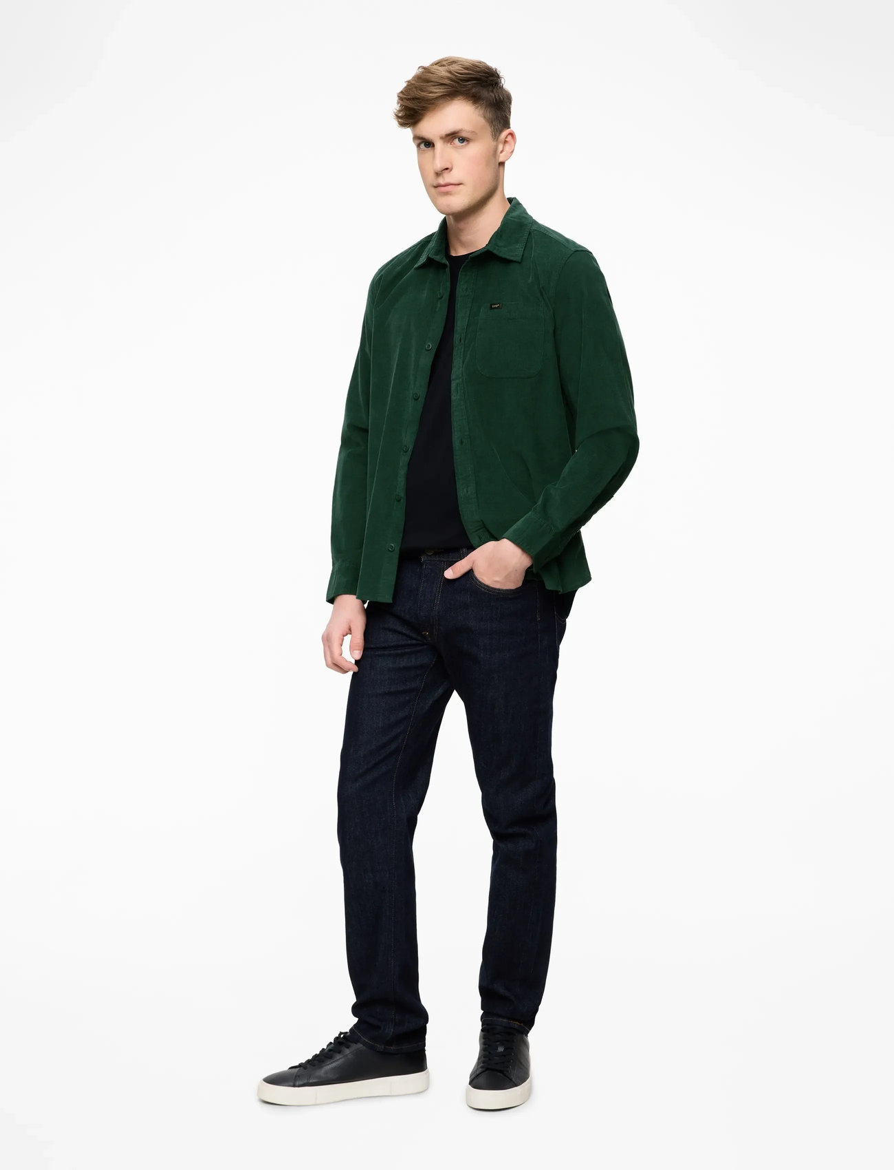 Lee Jeans - LEESURE SHIRT - casual hemden - jade forest - 2