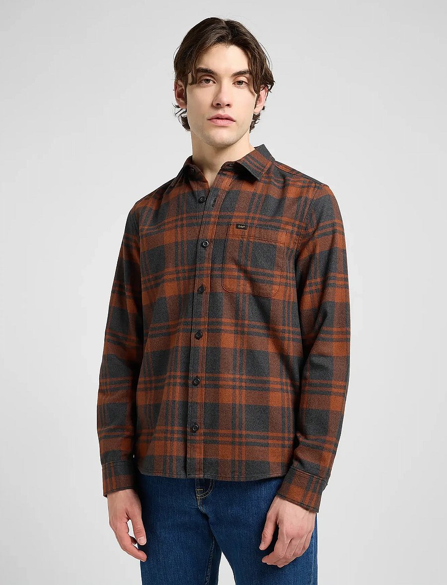 Lee Jeans - LEESURE SHIRT - copper fields - 0