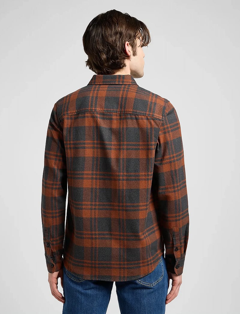 Lee Jeans - LEESURE SHIRT - ruutupaidat - copper fields - 3