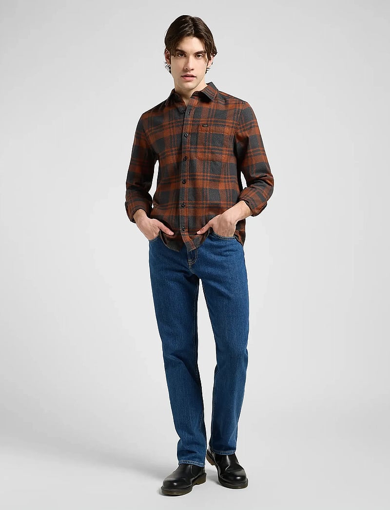 Lee Jeans - LEESURE SHIRT - ruutupaidat - copper fields - 4