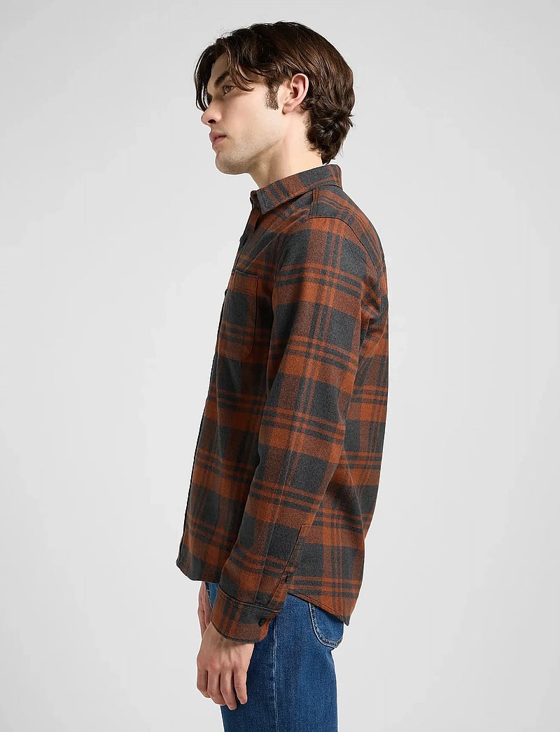 Lee Jeans - LEESURE SHIRT - ruutupaidat - copper fields - 5