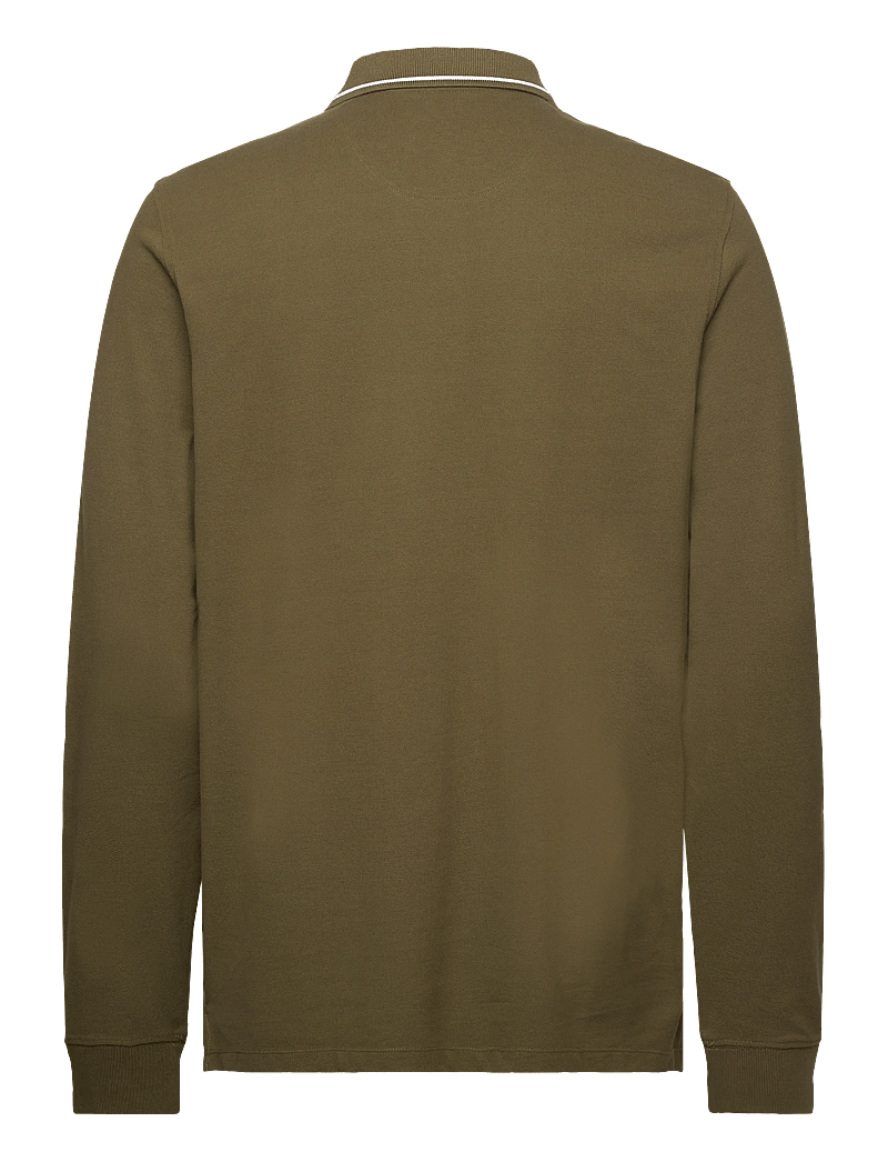 Lee Jeans - LS PIQUE POLO - långärmade pikéer - army green - 2