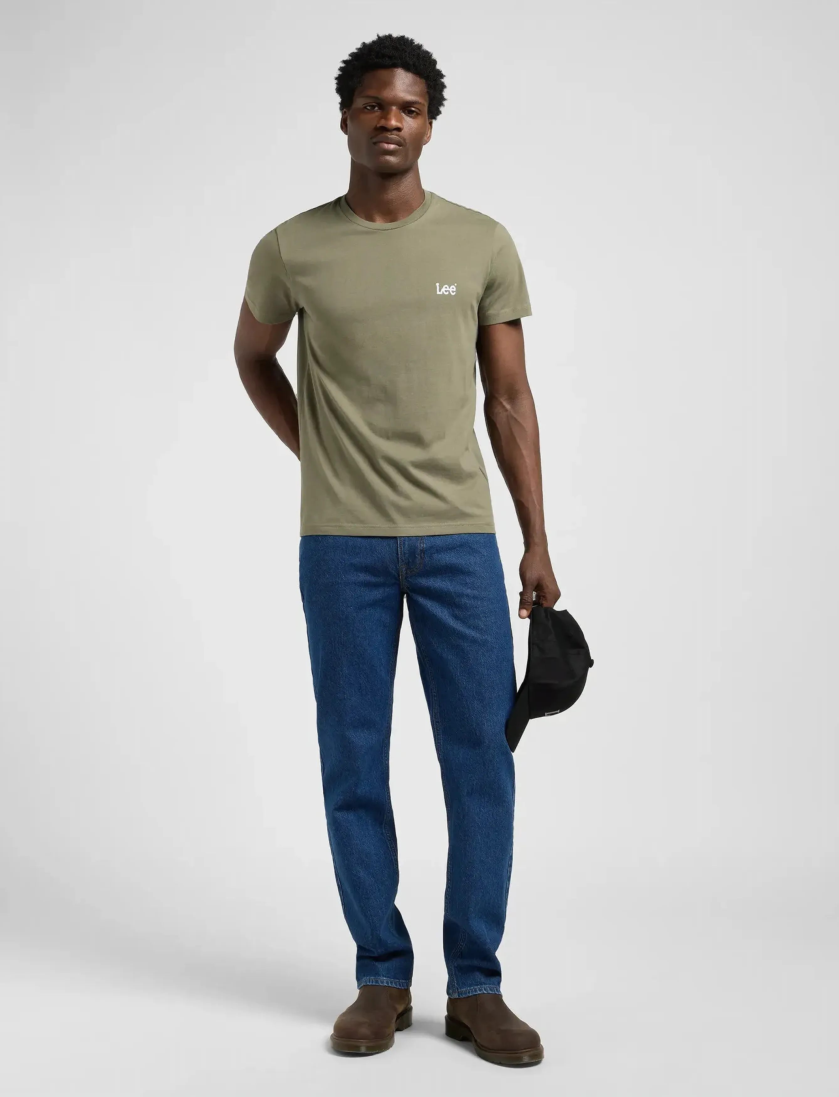 Lee Jeans - TWIN PACK CREW - mrcntl green brgt white - 3