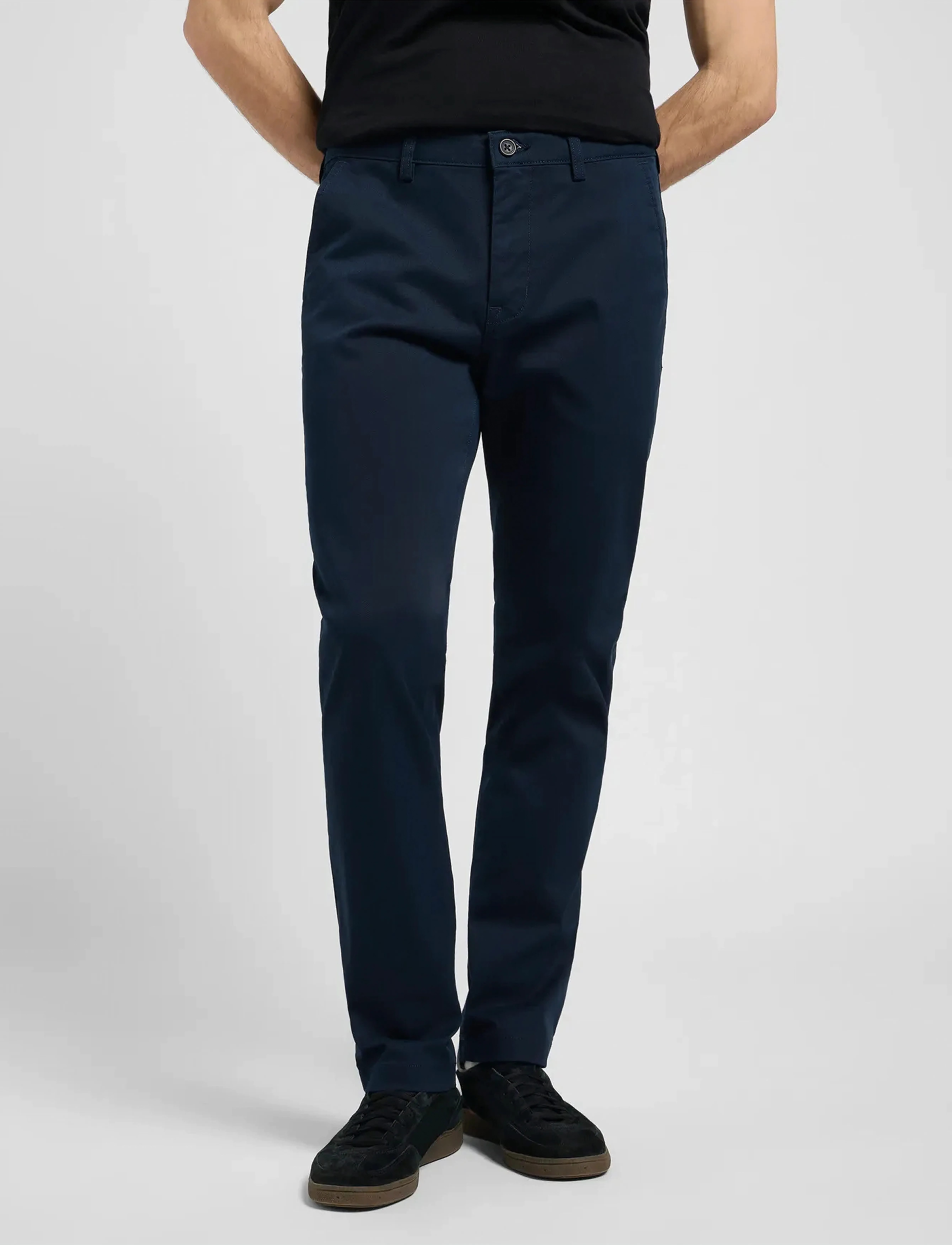 Lee Jeans REGULAR CHINO - Drabužiai - RIVET NAVY / navy