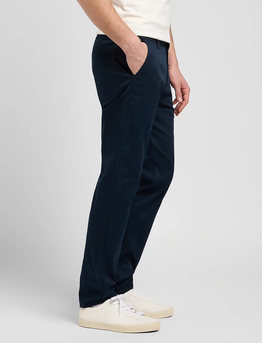 Lee Jeans - SLIM CHINO - pantalons chino - rivet navy - 4