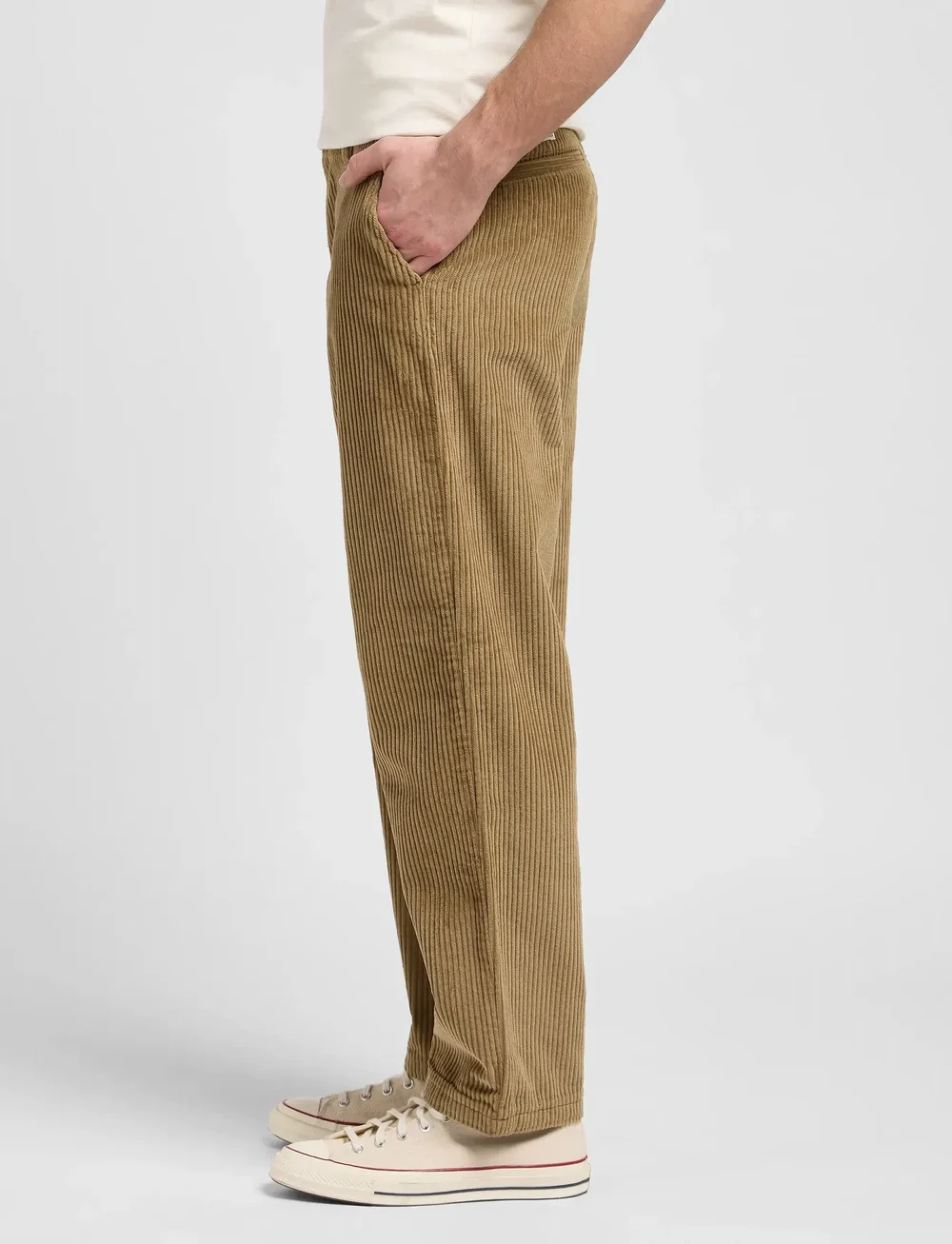 Lee Jeans - LOOSE WORKWEAR CHINO - chinos - dark khaki - 4