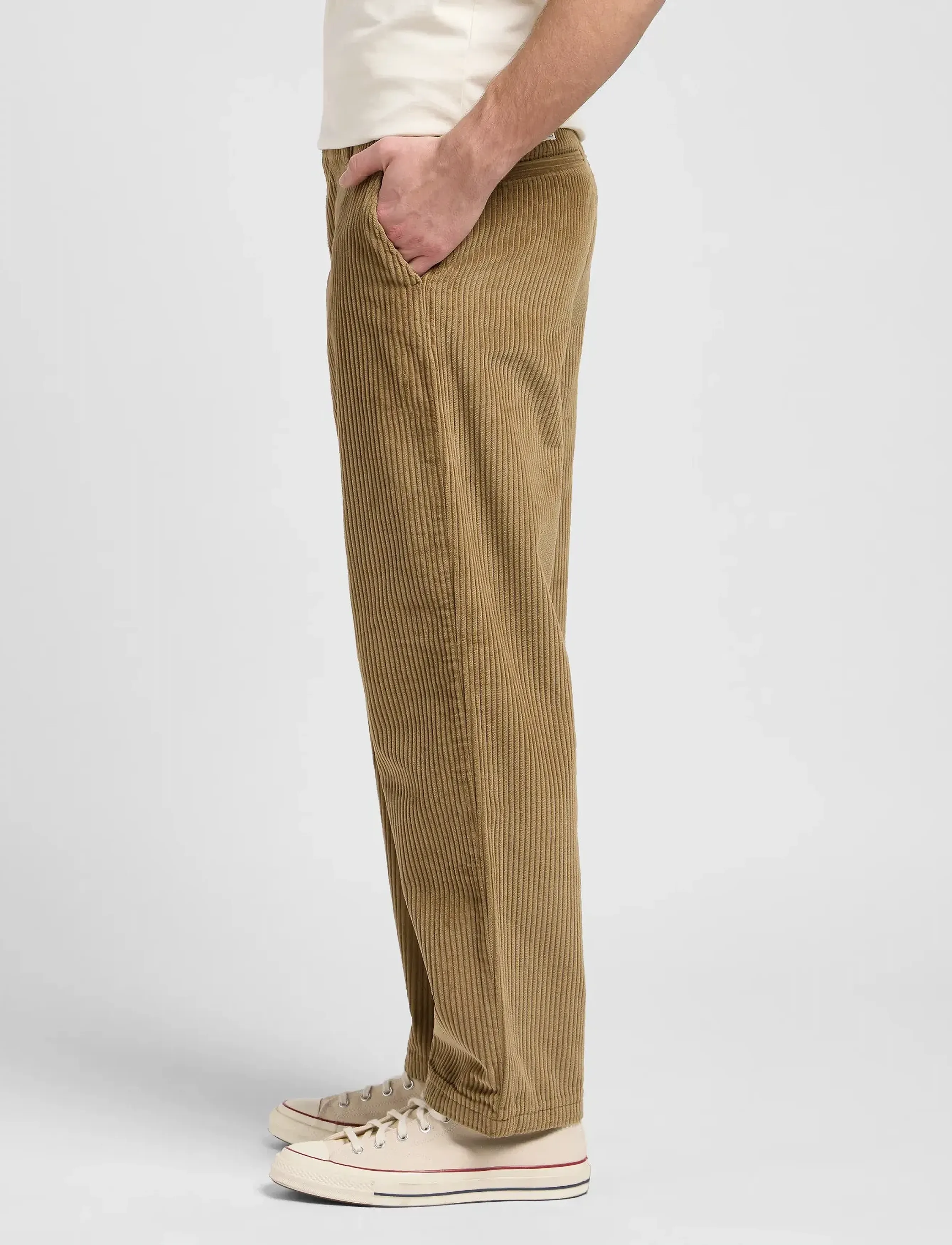 Lee Jeans - LOOSE WORKWEAR CHINO - dark khaki - 4