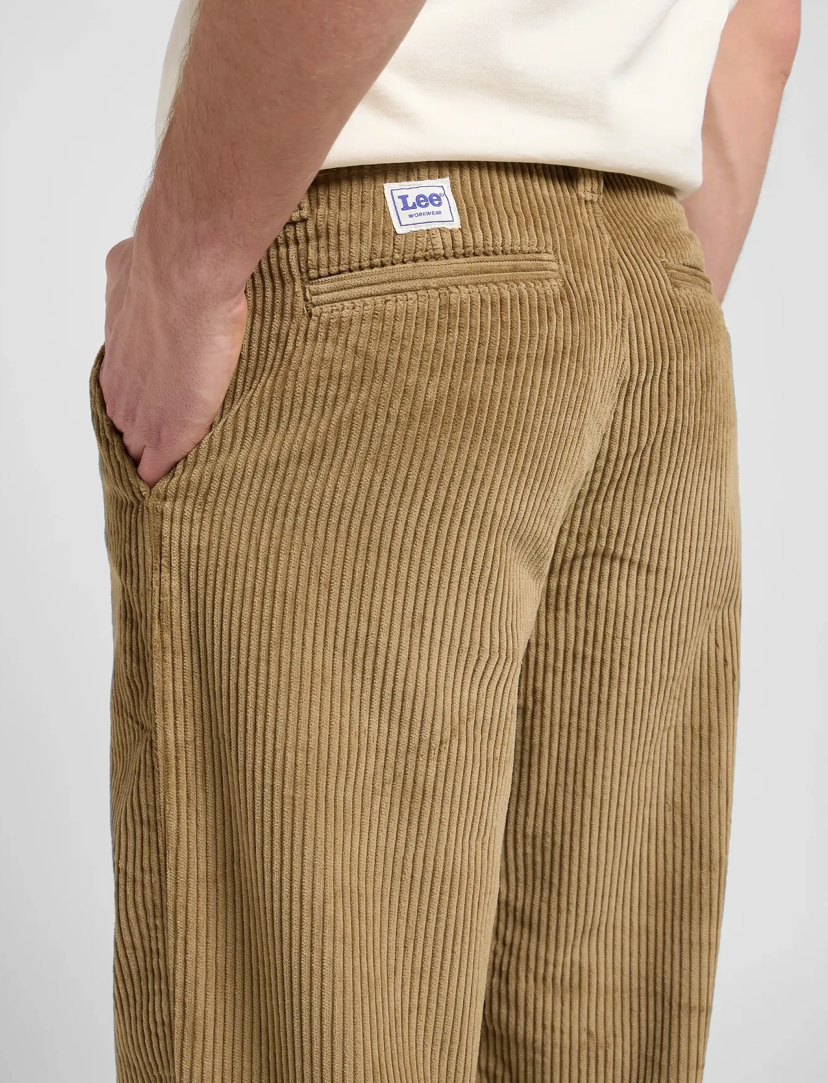 Lee Jeans - LOOSE WORKWEAR CHINO - dark khaki - 5