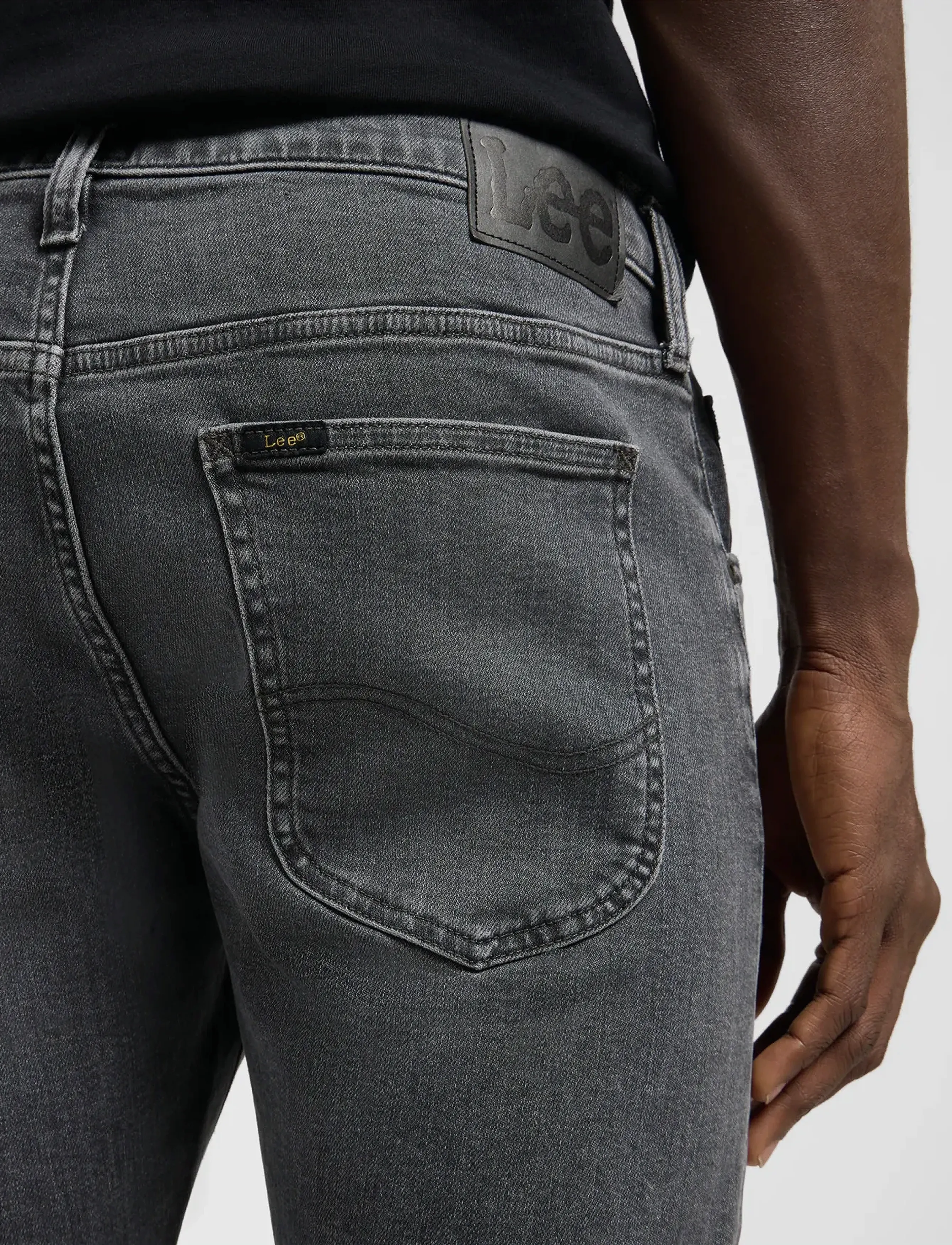 Lee Jeans - LUKE - kitsad teksad - ashes - 5