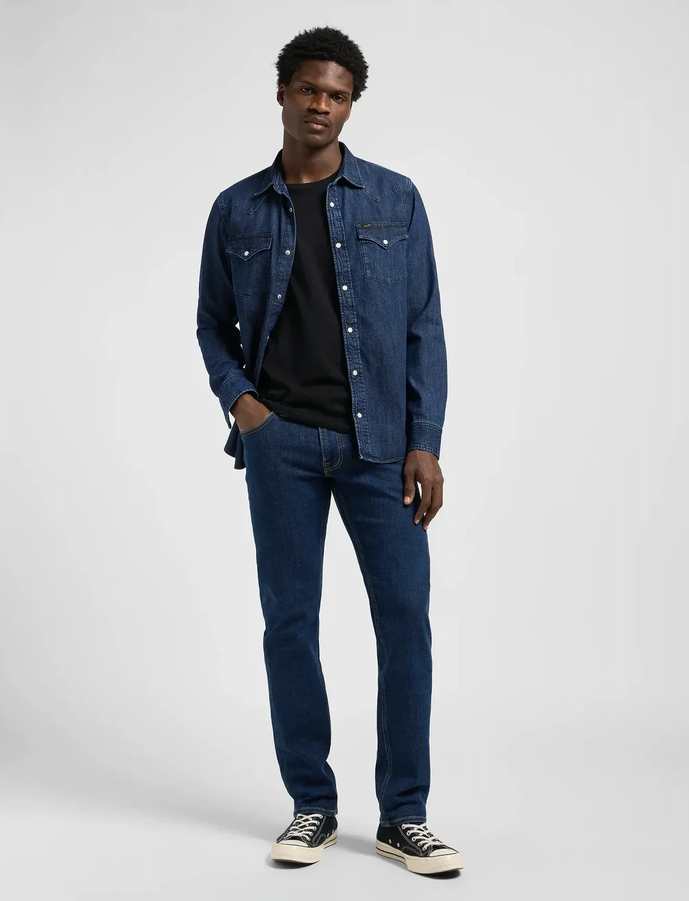 Lee Jeans - DAREN ZIP FLY - regular jeans - dark ocean - 3