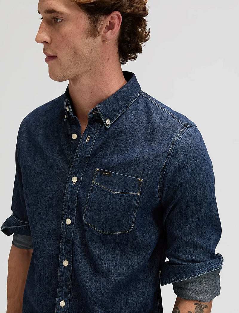 Lee Jeans - LEE BUTTON DOWN - denimskjorter - rinse - 5