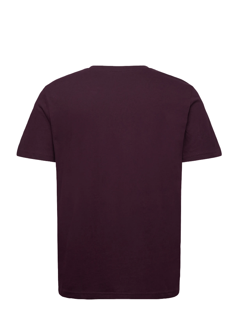 Lee Jeans - SS PATCH LOGO TEE - kurzärmelig - deep wine - 2