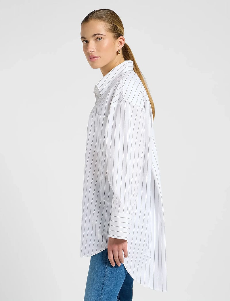 Lee Jeans - LOOSE SHIRT - langärmlige hemden - bistre stripe - 5