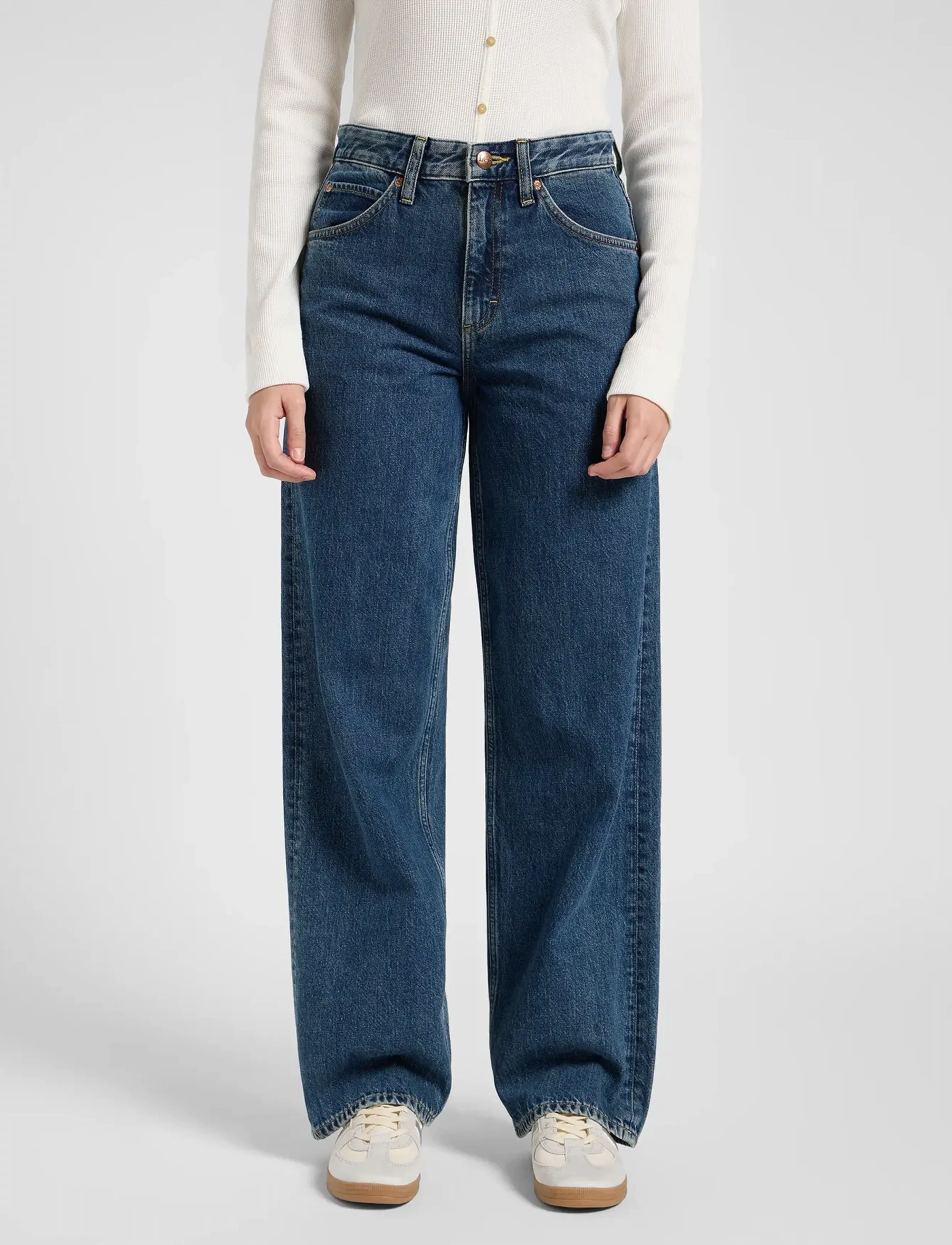 Lee Jeans RIDER LOOSE - Tøj - SHARP POINT / blue