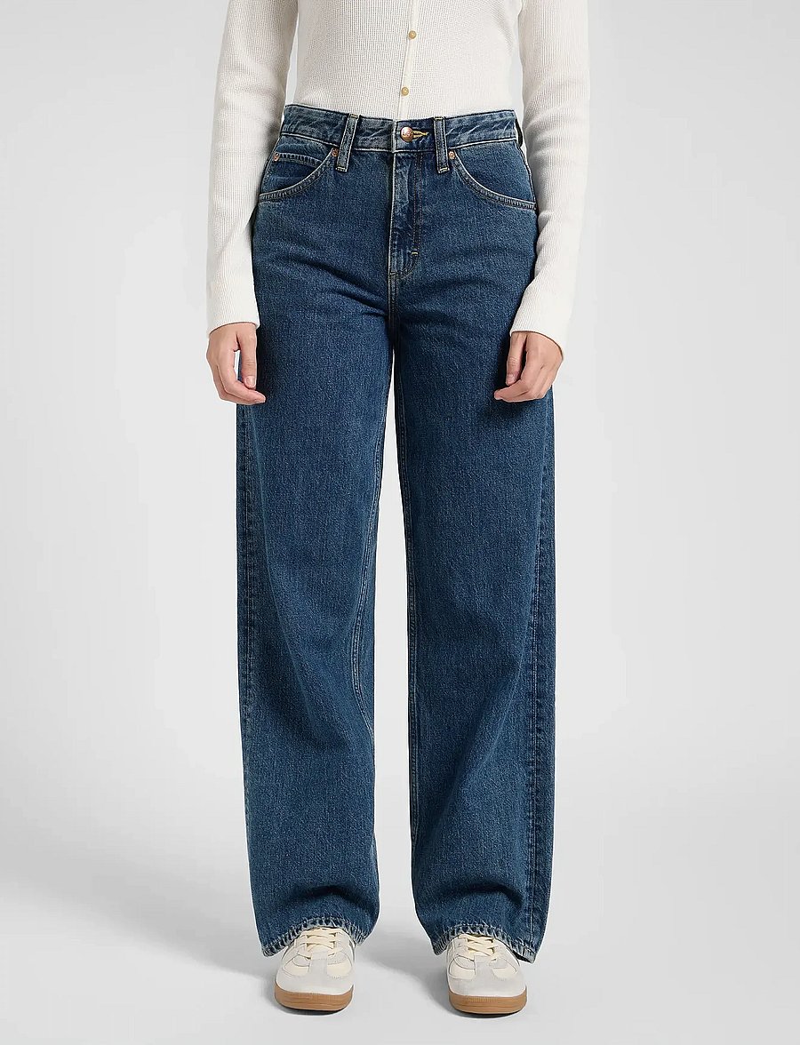 Lee Jeans - RIDER LOOSE - brede jeans - sharp point - 0