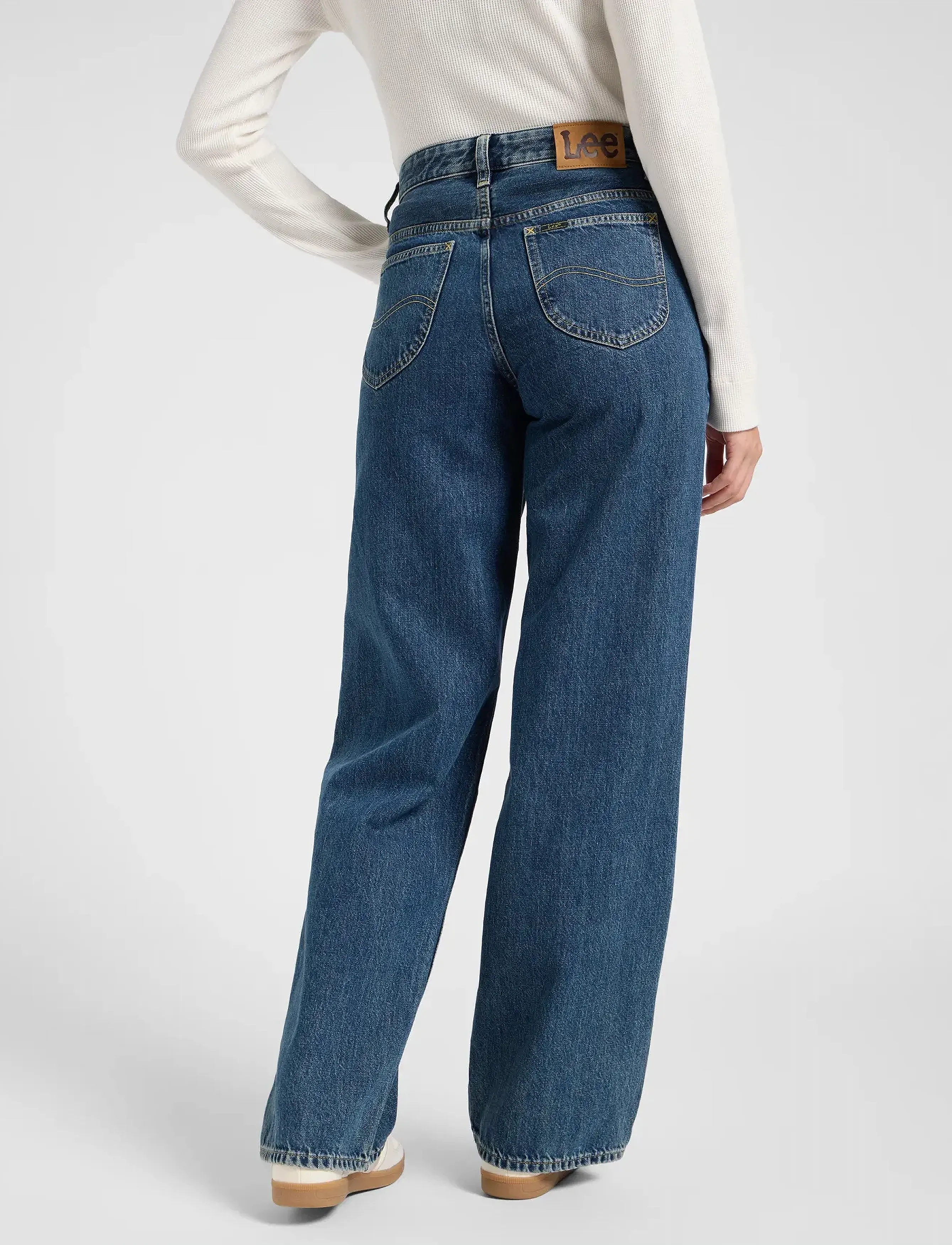 Lee Jeans - RIDER LOOSE - hosen mit weitem bein - sharp point - 3