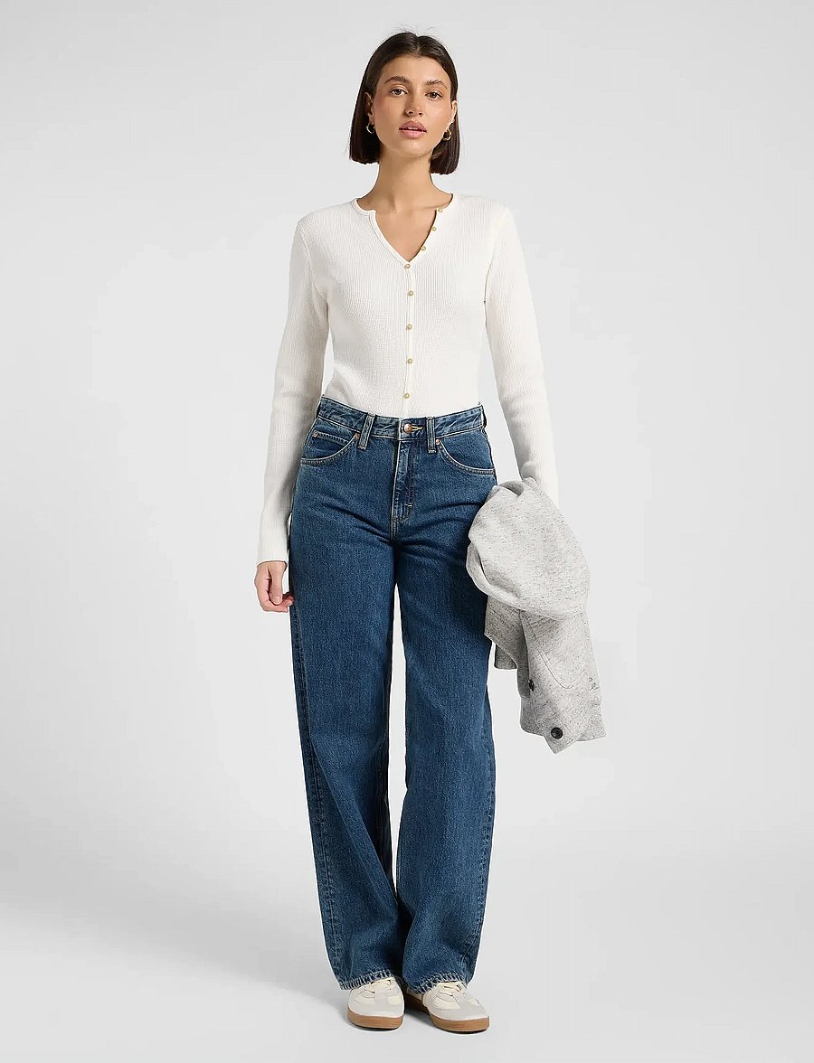 Lee Jeans - RIDER LOOSE - brede jeans - sharp point - 4