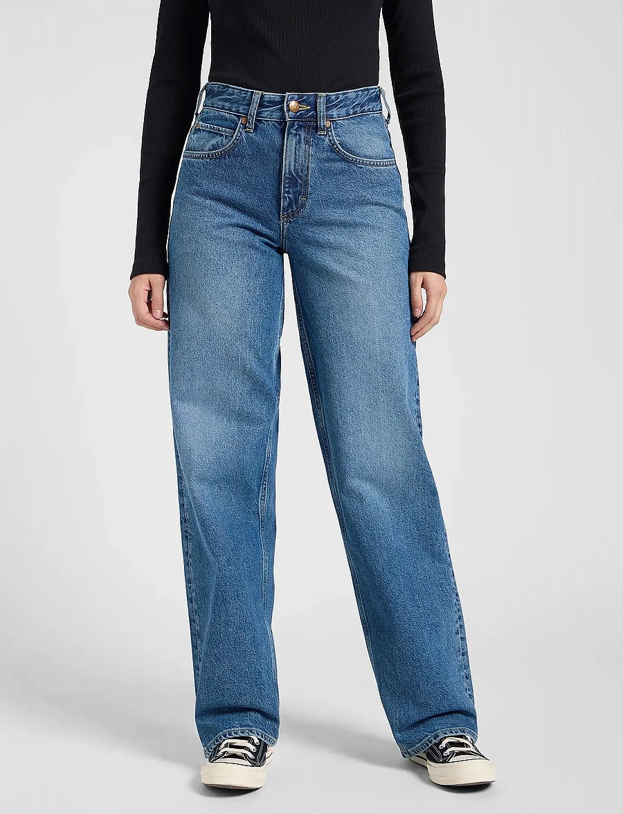 Lee Jeans - RIDER LOOSE - leveälahkeiset farkut - in too deep - 0