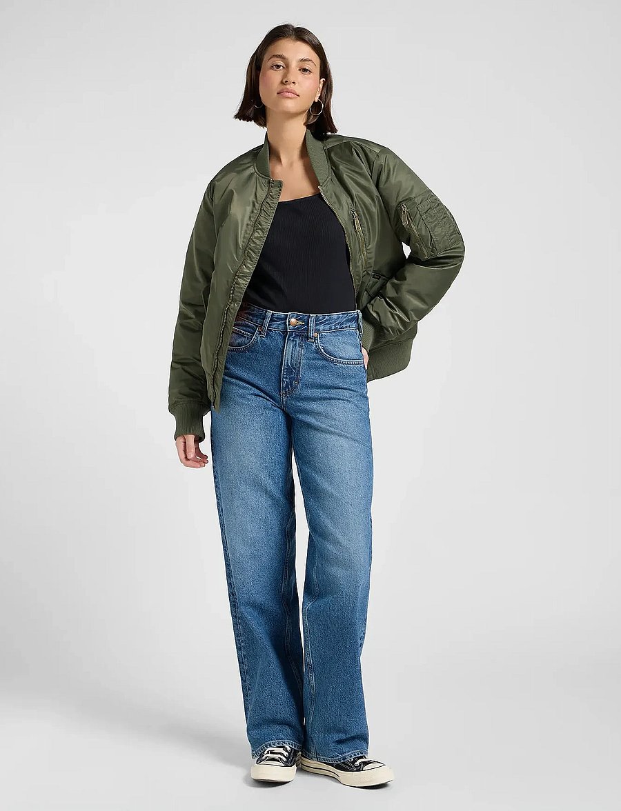Lee Jeans - RIDER LOOSE - leveälahkeiset farkut - in too deep - 4