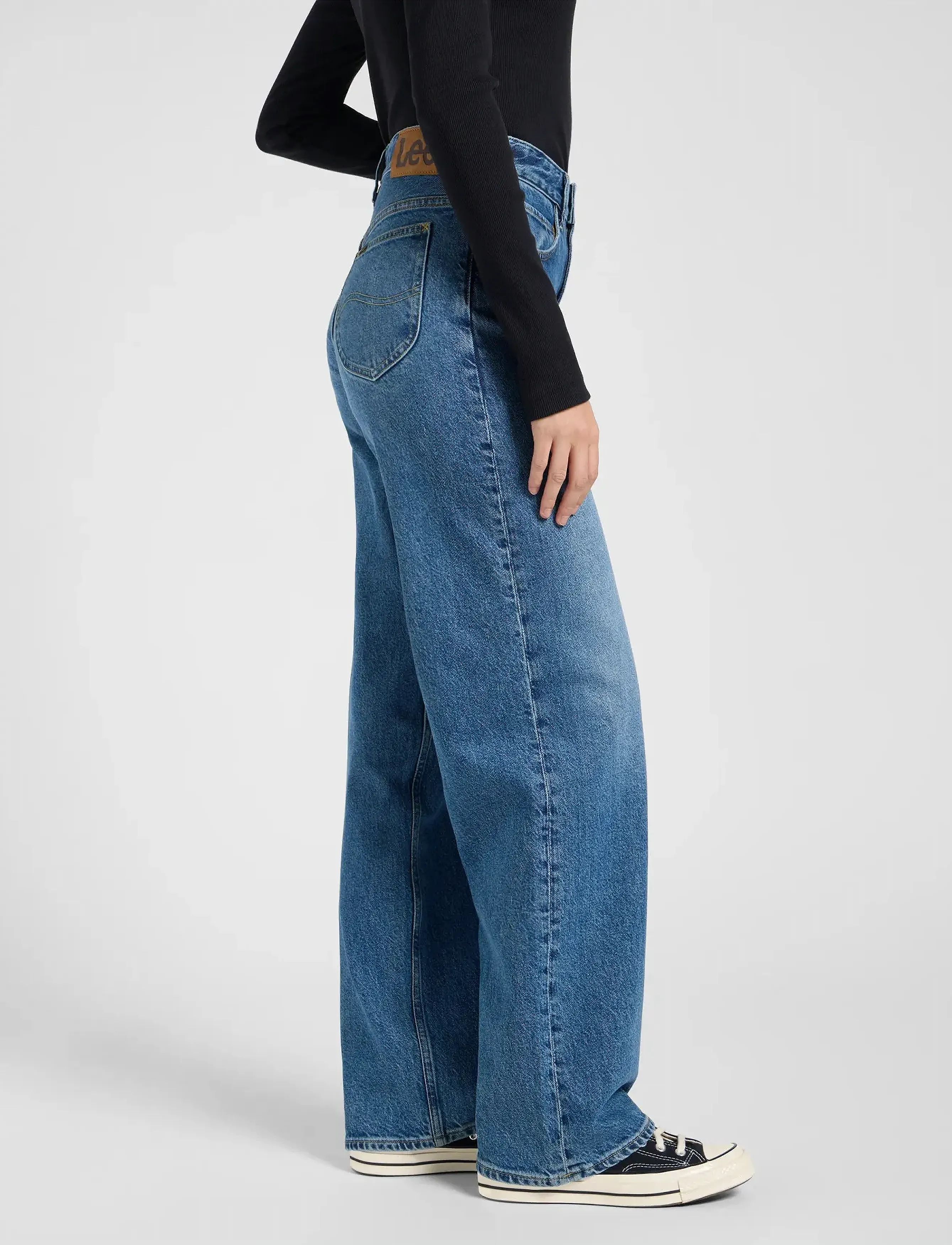 Lee Jeans - RIDER LOOSE - hosen mit weitem bein - in too deep - 5
