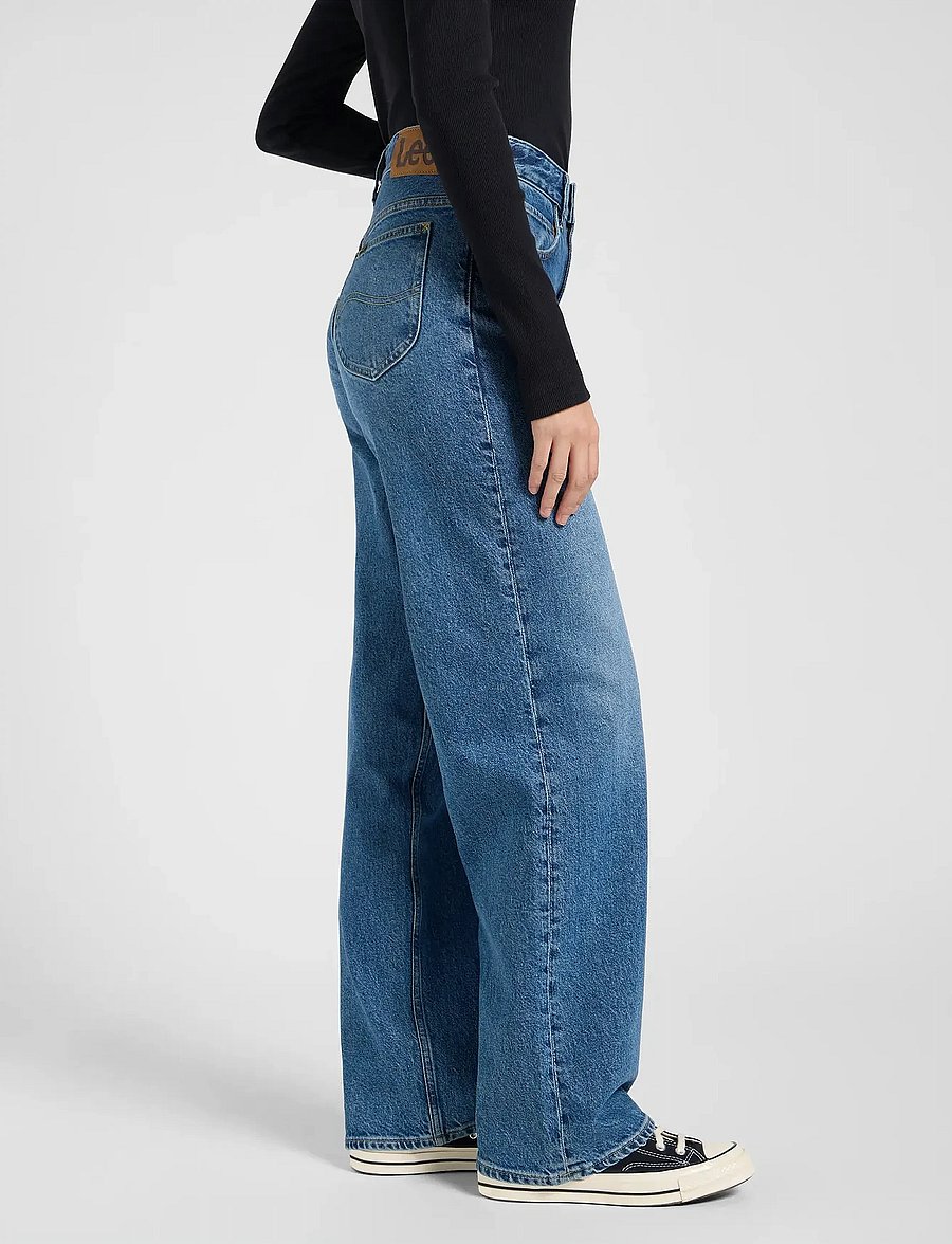 Lee Jeans - RIDER LOOSE - leveälahkeiset farkut - in too deep - 5
