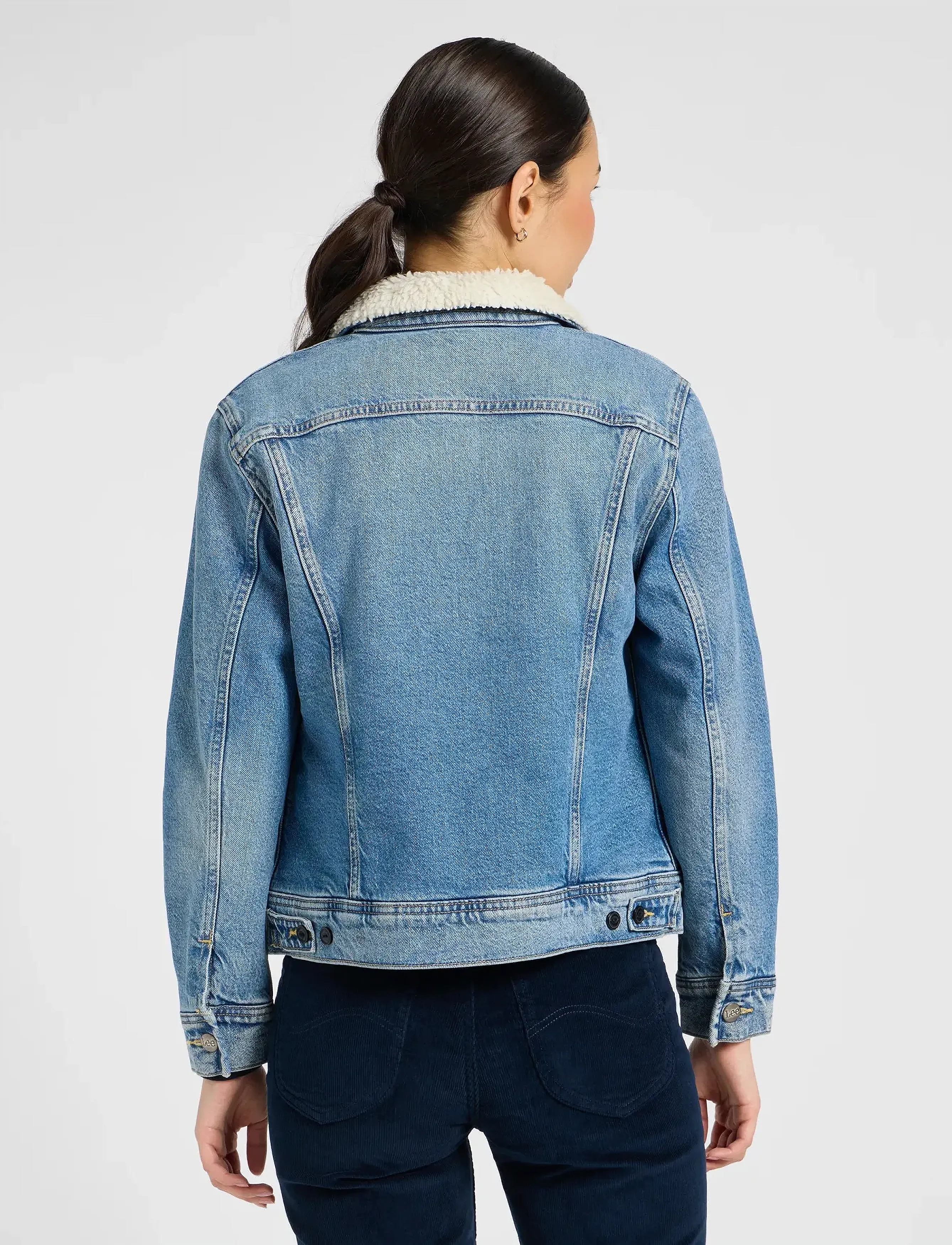 Lee Jeans - SHERPA RIDER JKT - kurtki wiosenne - teleport me - 3
