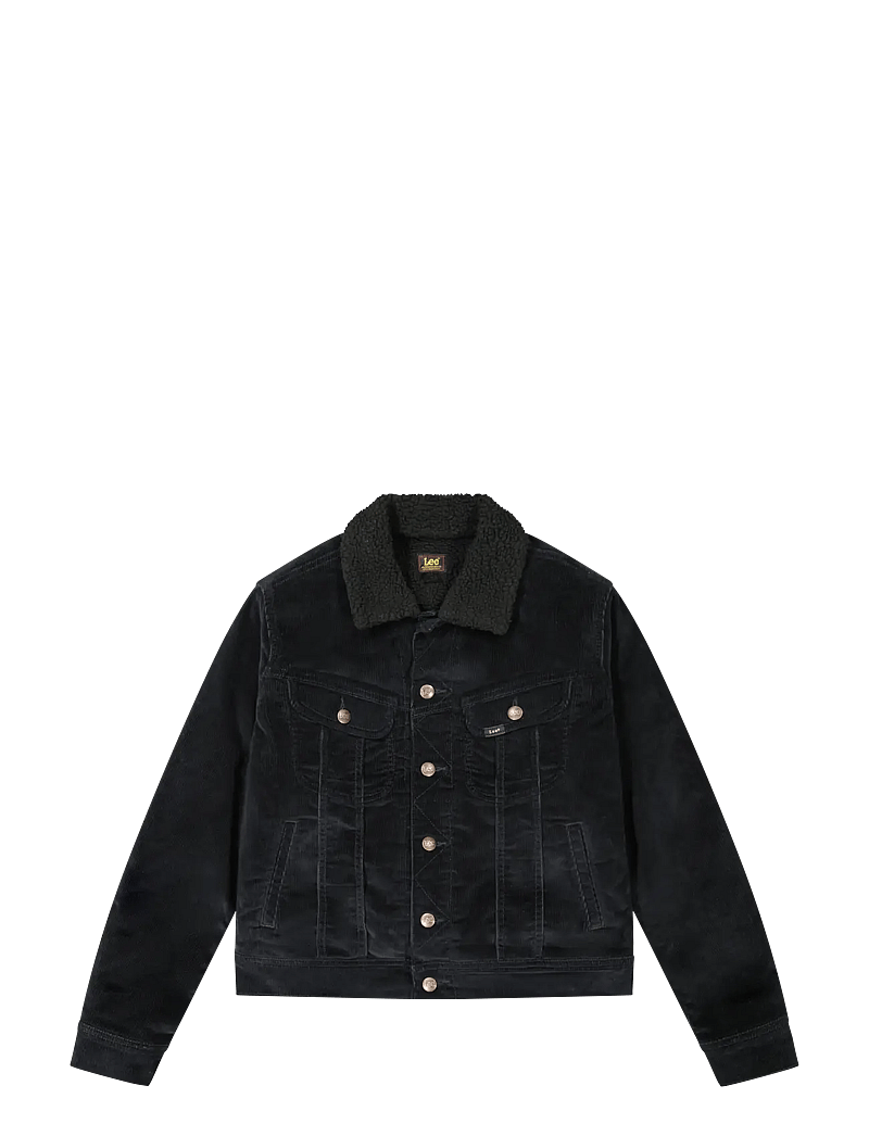 Lee Jeans - SHERPA RIDER JKT - jeansjackor - unionall black - 1