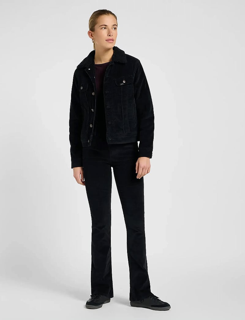 Lee Jeans - SHERPA RIDER JKT - jeansjackor - unionall black - 3