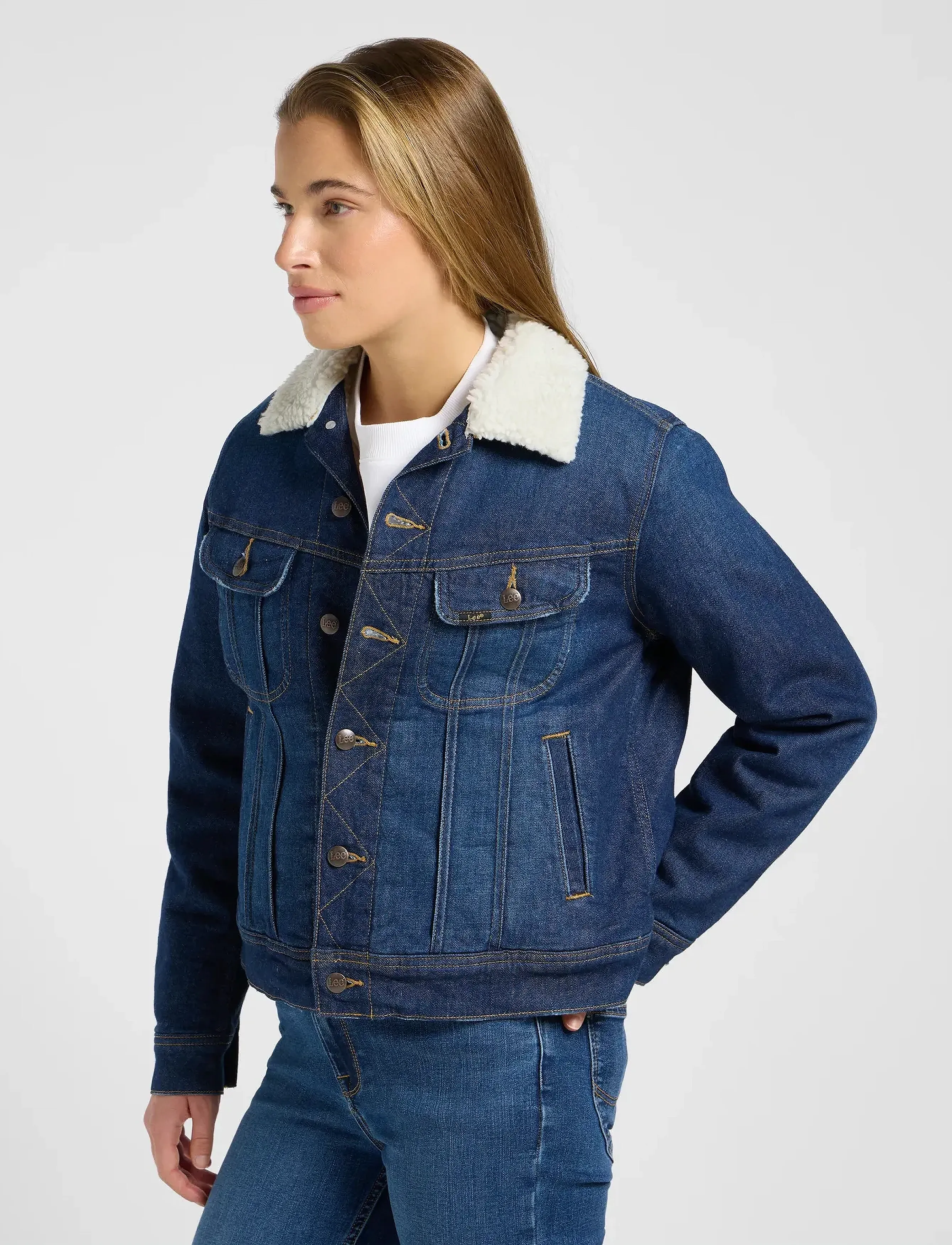 Lee Jeans - SHERPA RIDER JKT - overtøj - shes a ten - 4