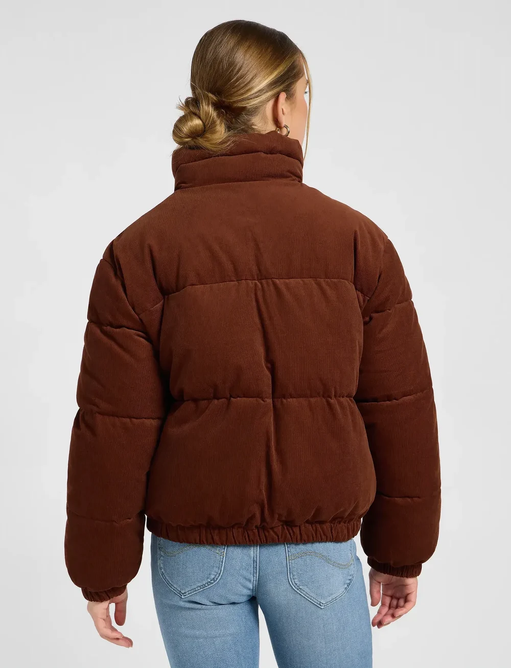 Lee Jeans - RIDER PUFFER JACKET - quiltade jackor - luxe brown - 2