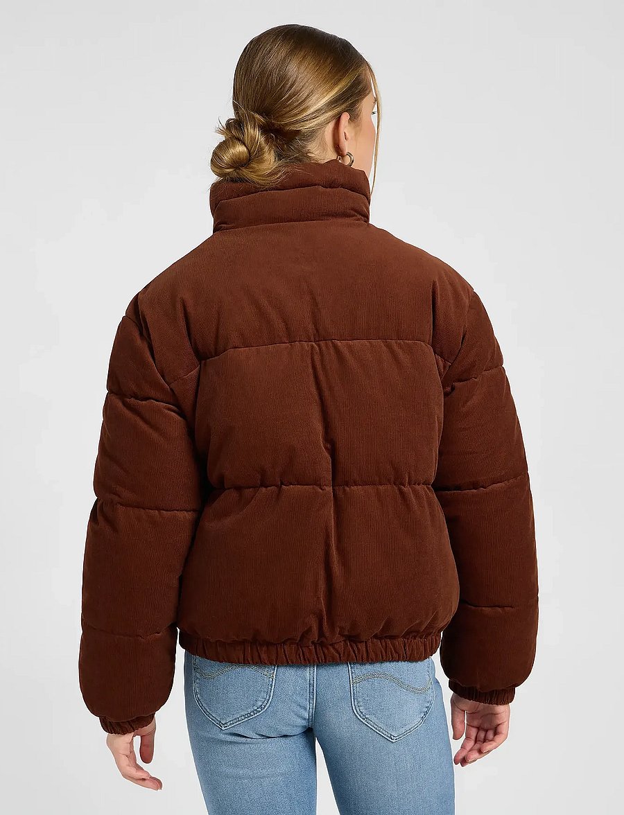 Lee Jeans - RIDER PUFFER JACKET - vestes matelassées - luxe brown - 2
