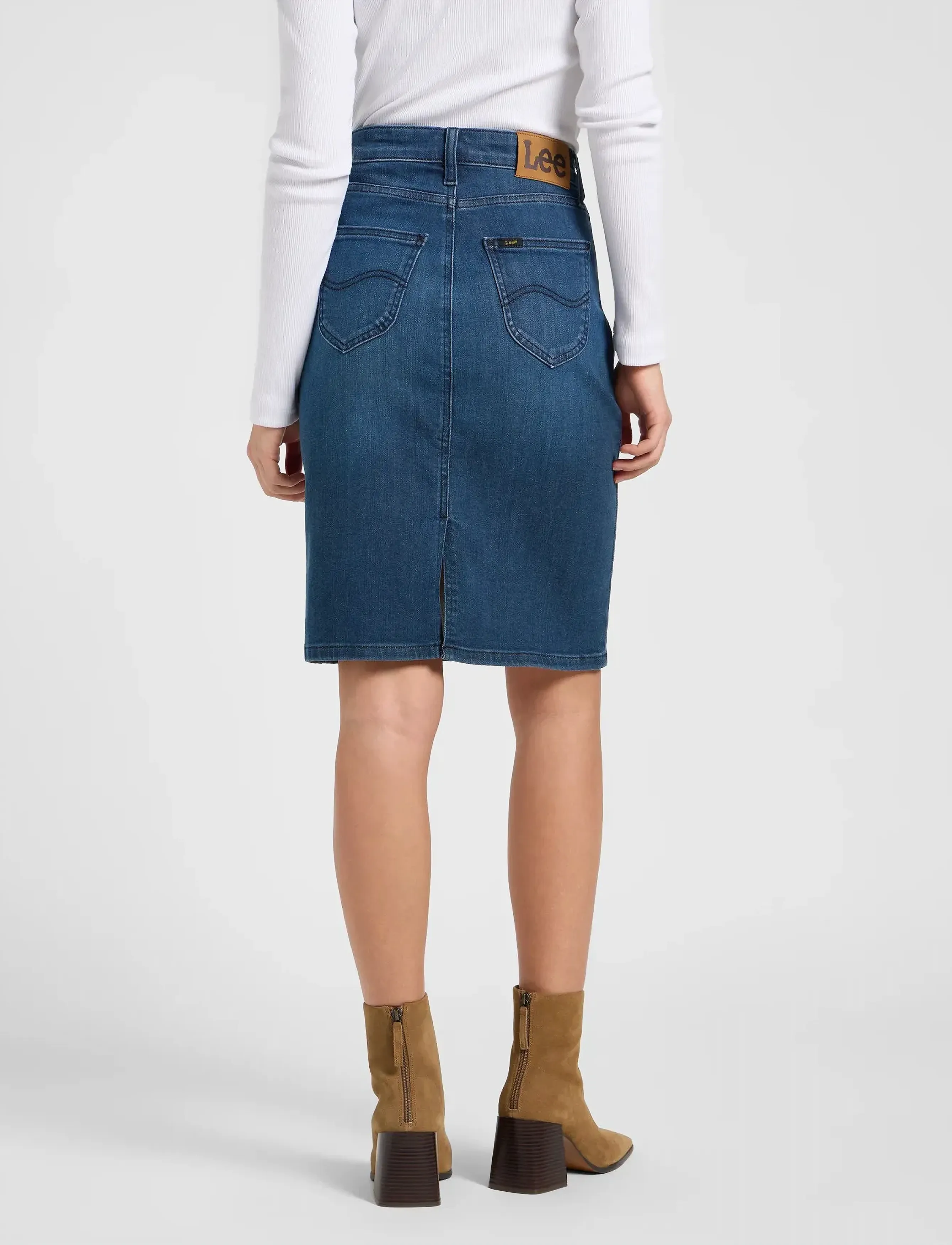 Lee Jeans - MIDI SKIRT - denim skirts - feel the fantasy - 3