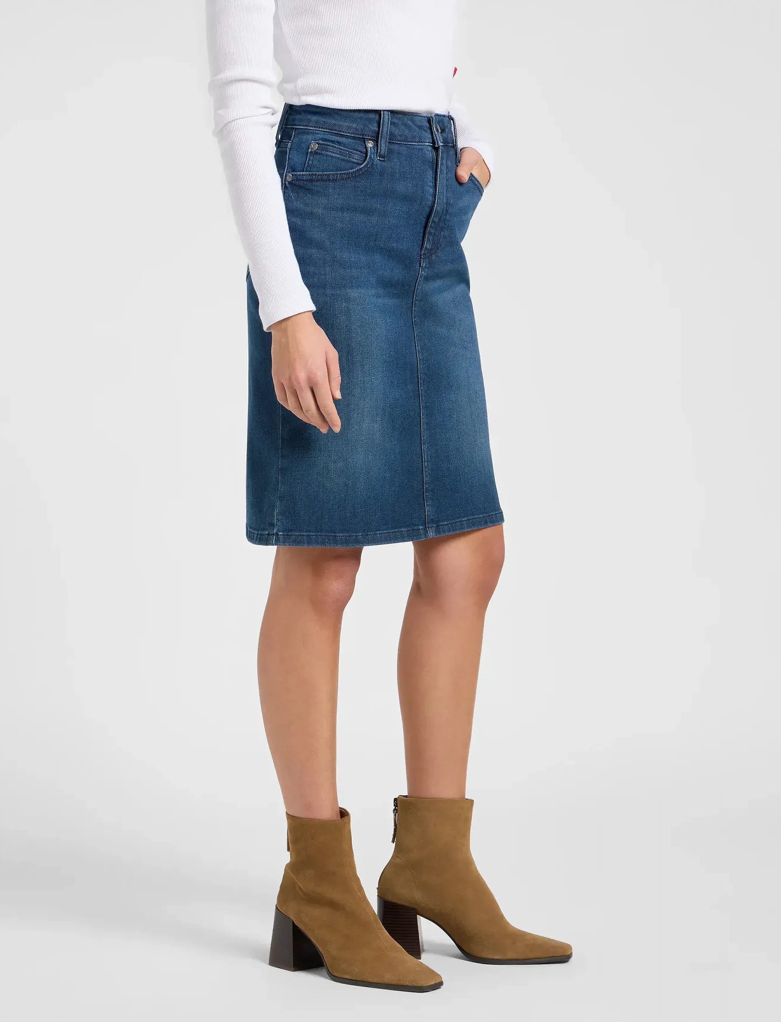 Lee Jeans - MIDI SKIRT - denim skirts - feel the fantasy - 5