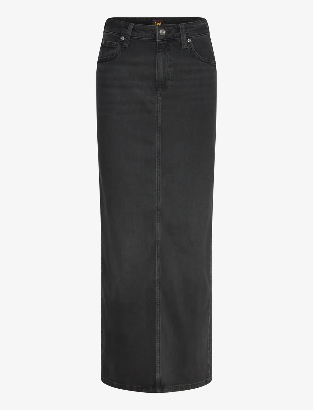 Lee Jeans - BACK SLIT MAXI SKIRT - denimnederdele - dark age - 1