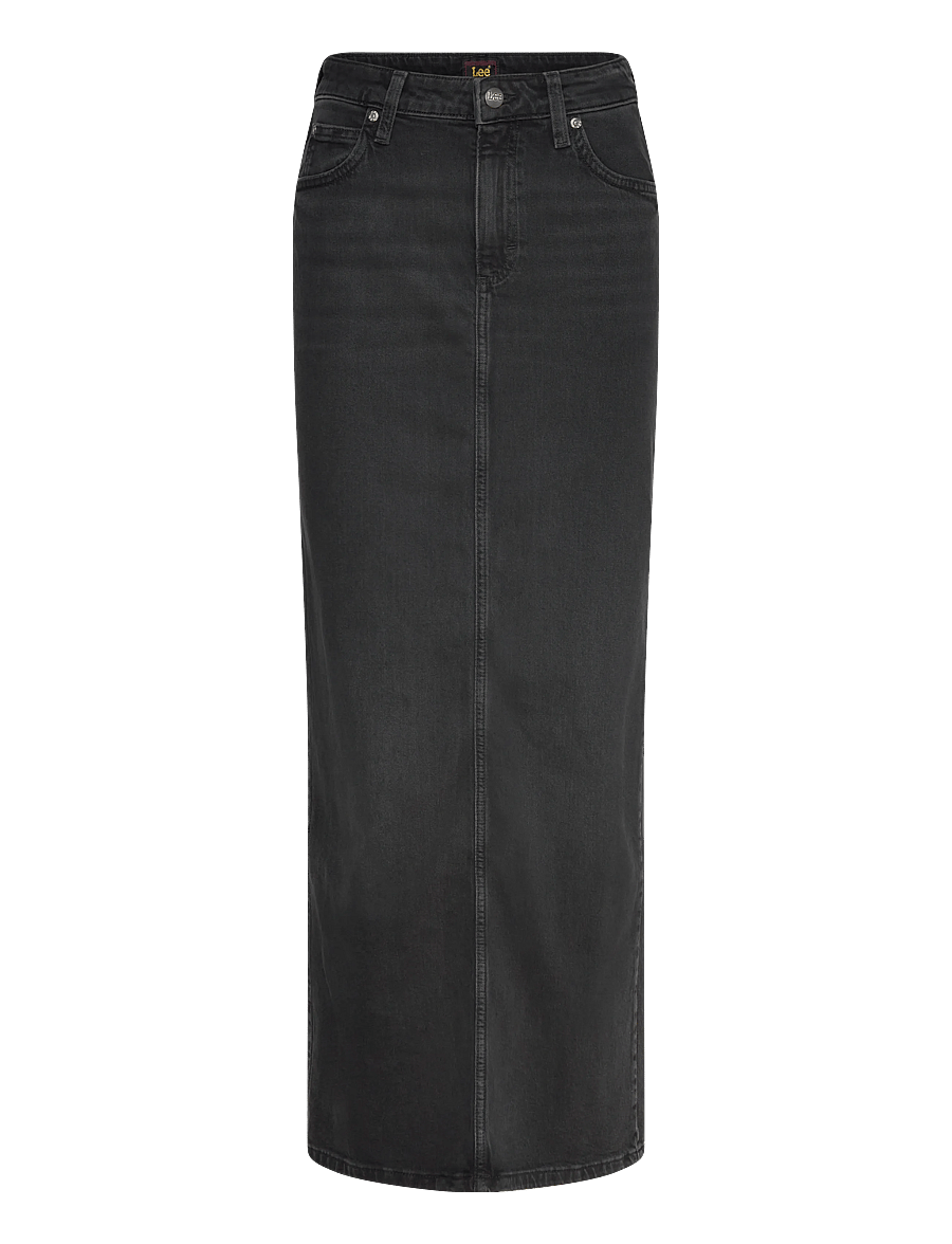 Lee Jeans - BACK SLIT MAXI SKIRT - teksaseelikud - dark age - 1