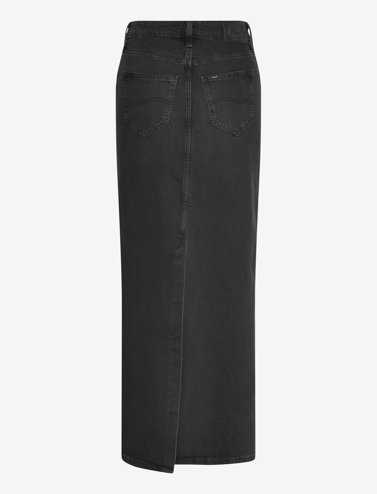 Lee Jeans - BACK SLIT MAXI SKIRT - jeanskjolar - dark age - 2