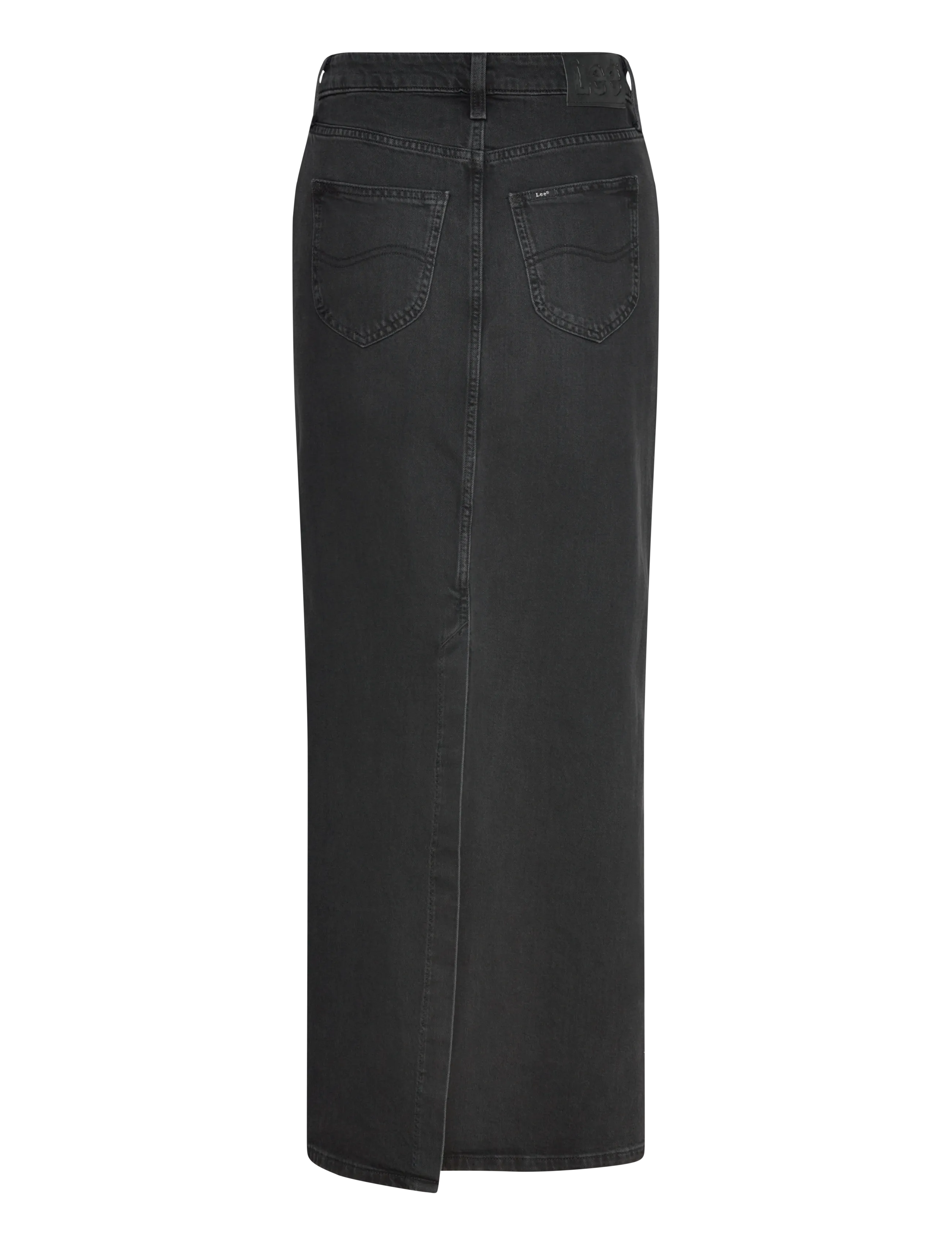 Lee Jeans - BACK SLIT MAXI SKIRT - denimnederdele - dark age - 2