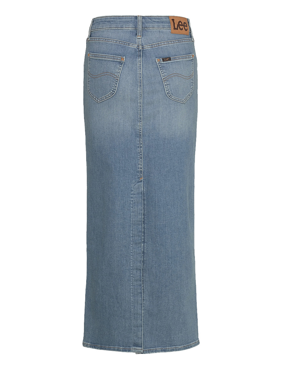 Lee Jeans - BACK SLIT MAXI SKIRT - jeansröcke - violet bloom - 2