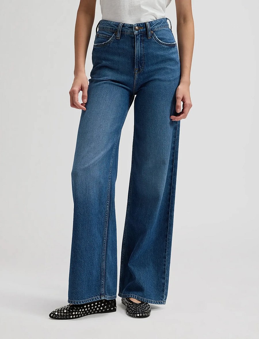 Lee Jeans - STELLA - wide leg jeans - ink pool - 0