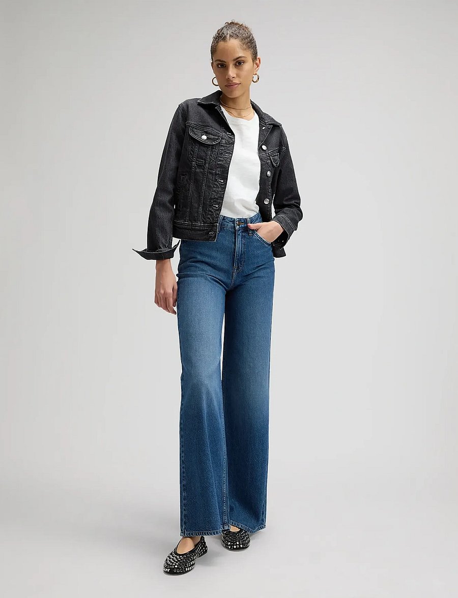 Lee Jeans - STELLA - wide leg jeans - ink pool - 4