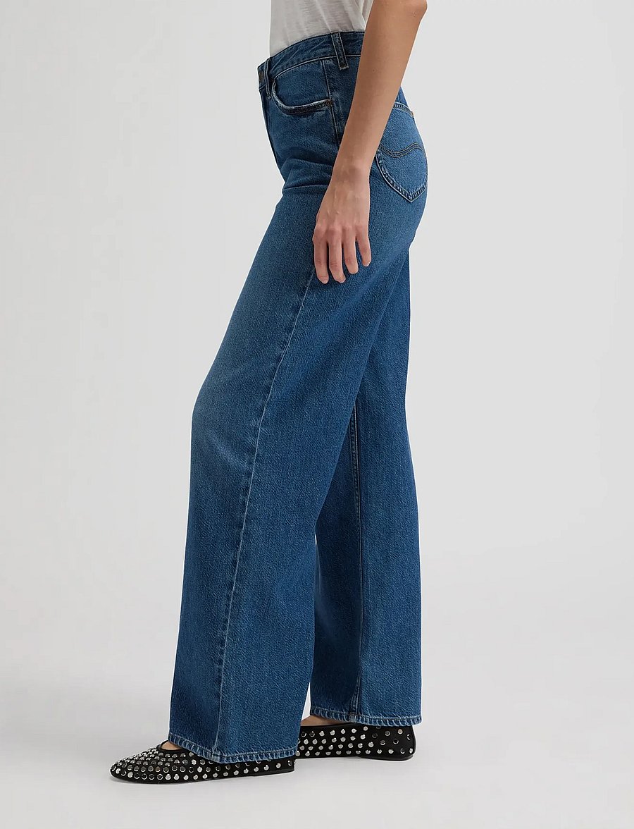 Lee Jeans - STELLA - wide leg jeans - ink pool - 5